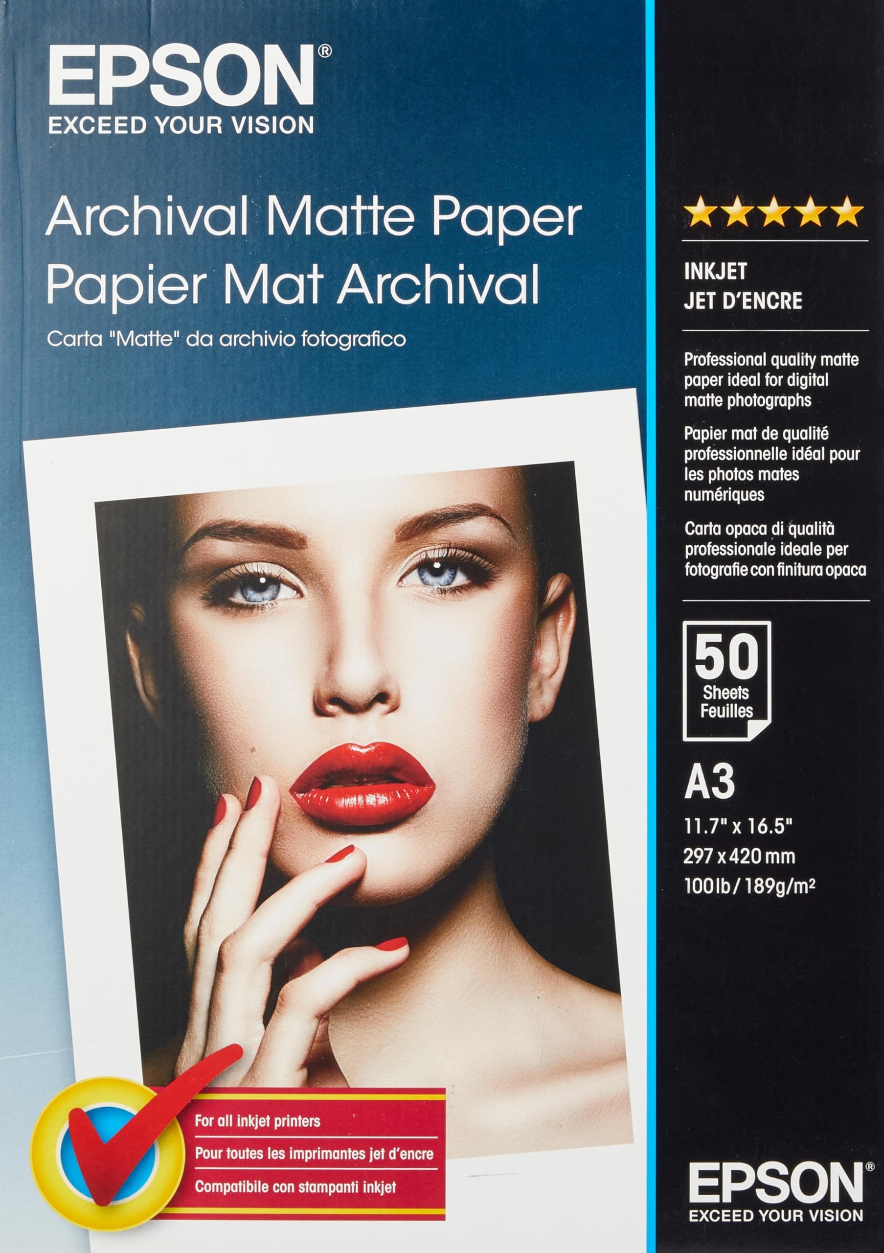 Archival Matte Paper, DIN A3, 192g/m