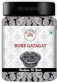 Mr. Mawaa Bore Gatagat Shots – Sweet & Tangy Candy Balls | Khatta Meetha Digestive Shots | Kids’ Favorite Chatpata Candy | Jar Pack
