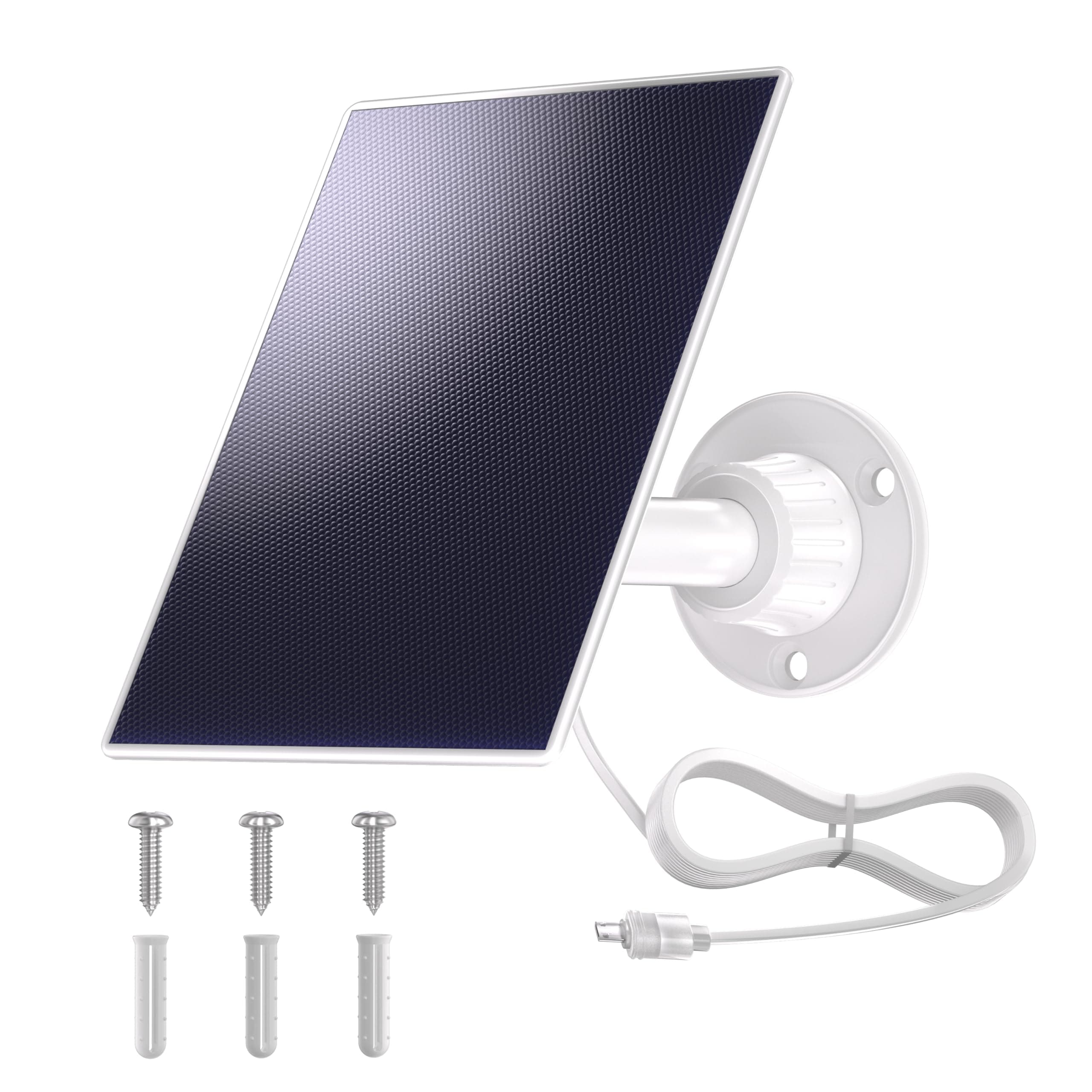 Solar Panel for Simplisafe Outdoor Camera, IP65 Waterproof, 360° Adjustable Panel for Outdoor Security Camera Wireles, 13FT Charging Cable