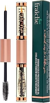 Live Fraiche USDA Organic Castor Oil for Eyelashes and Eyebrows - Cold Pressed Castor Oil Eyelash Growth Serum.