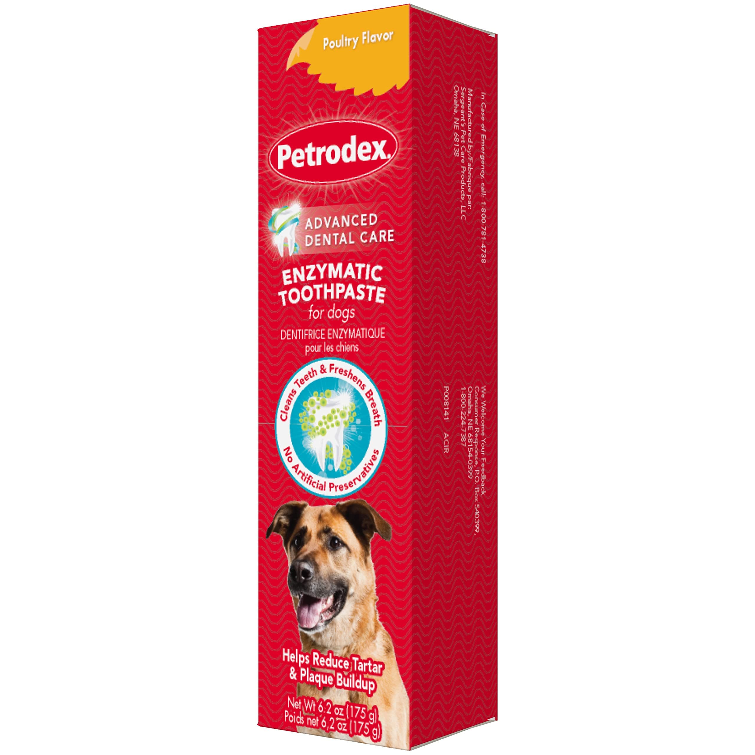 Petrodex Enzymatic Toothpaste Dog Poultry Flavor, 6.2 oz