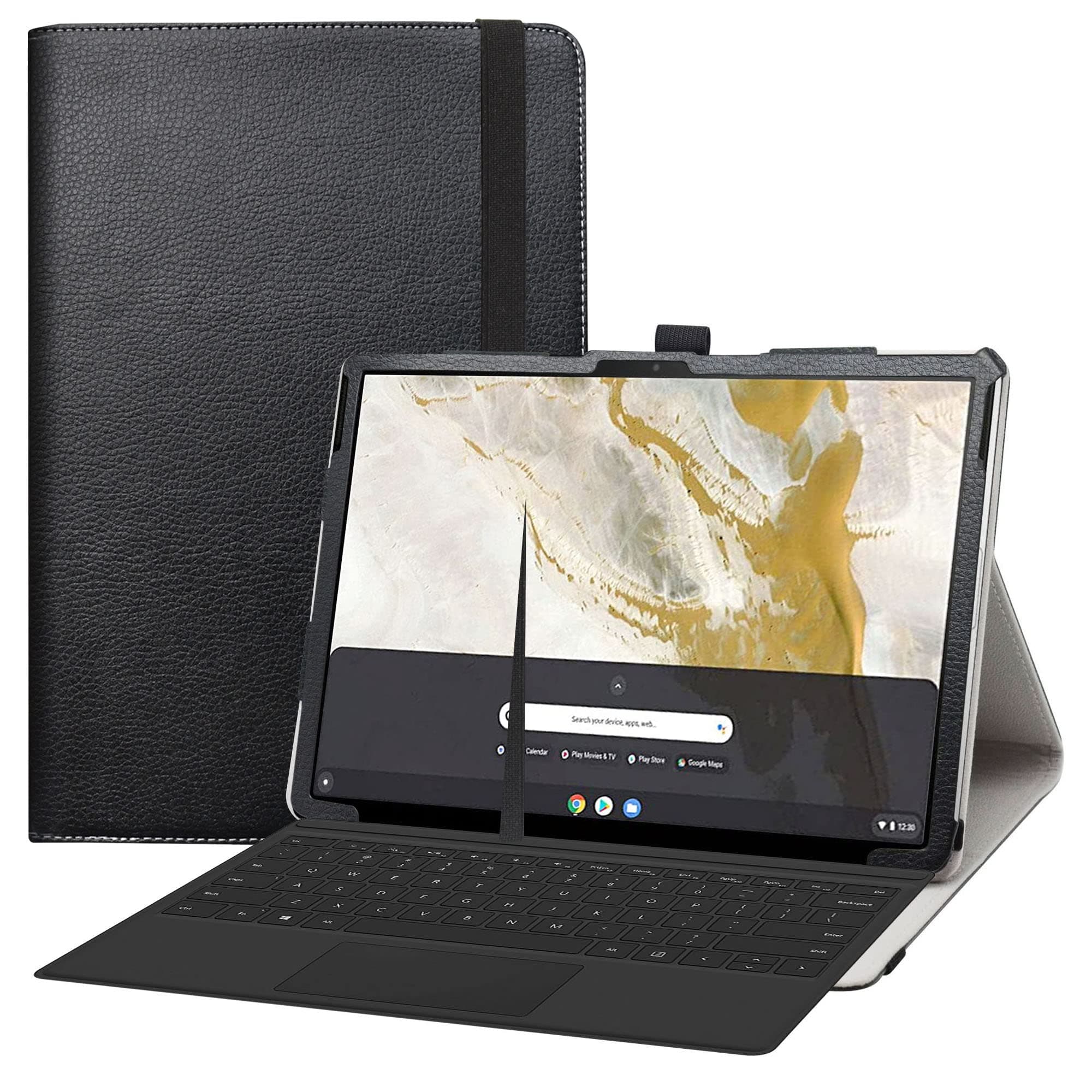 Bigefor HP Chromebook x2 Case,PU Leather Folio 2-Folding Stand Cover for HP Chromebook x2 11-daXXXX 11-da0047nr 10001982-1 0