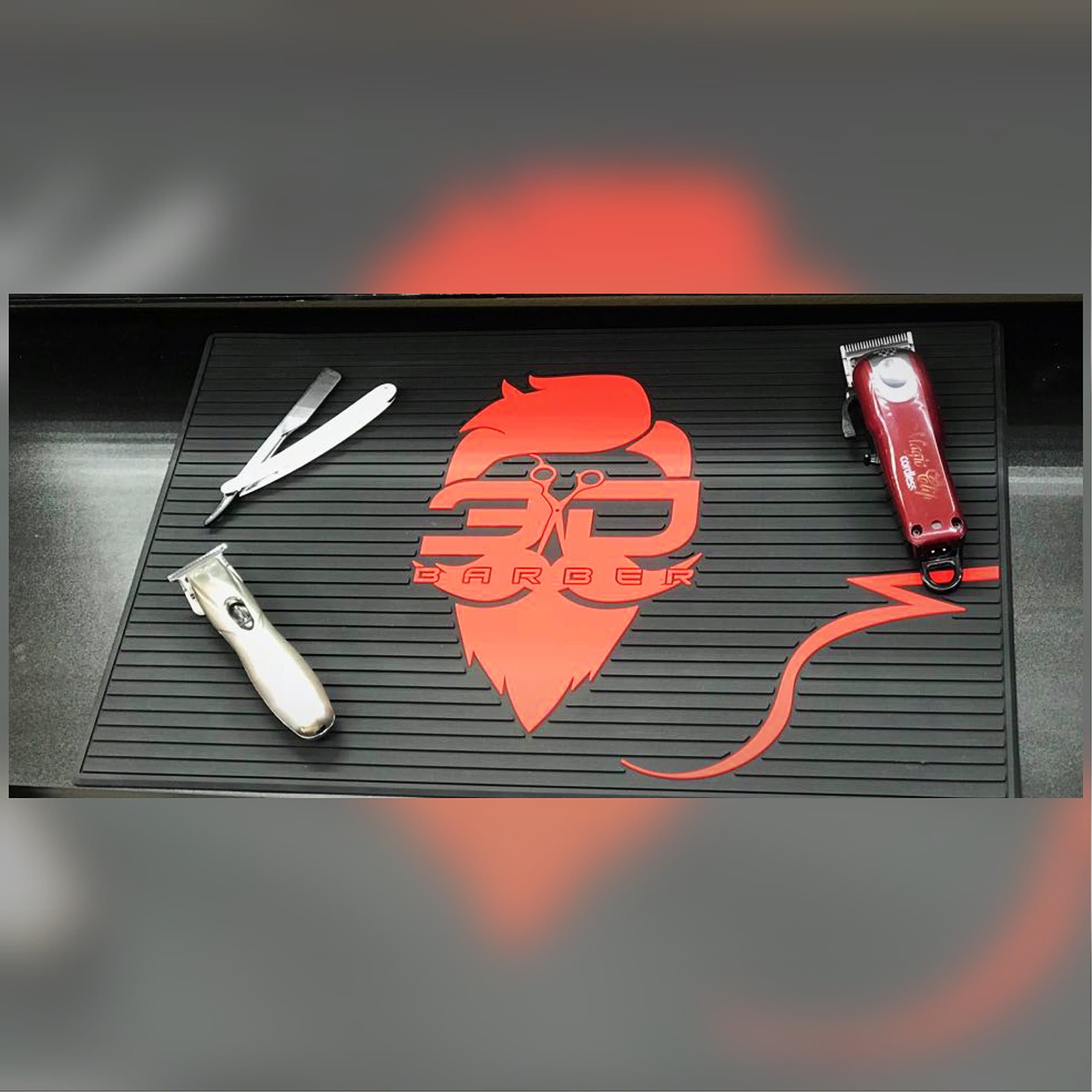 Barber Station Mat 3D Barber