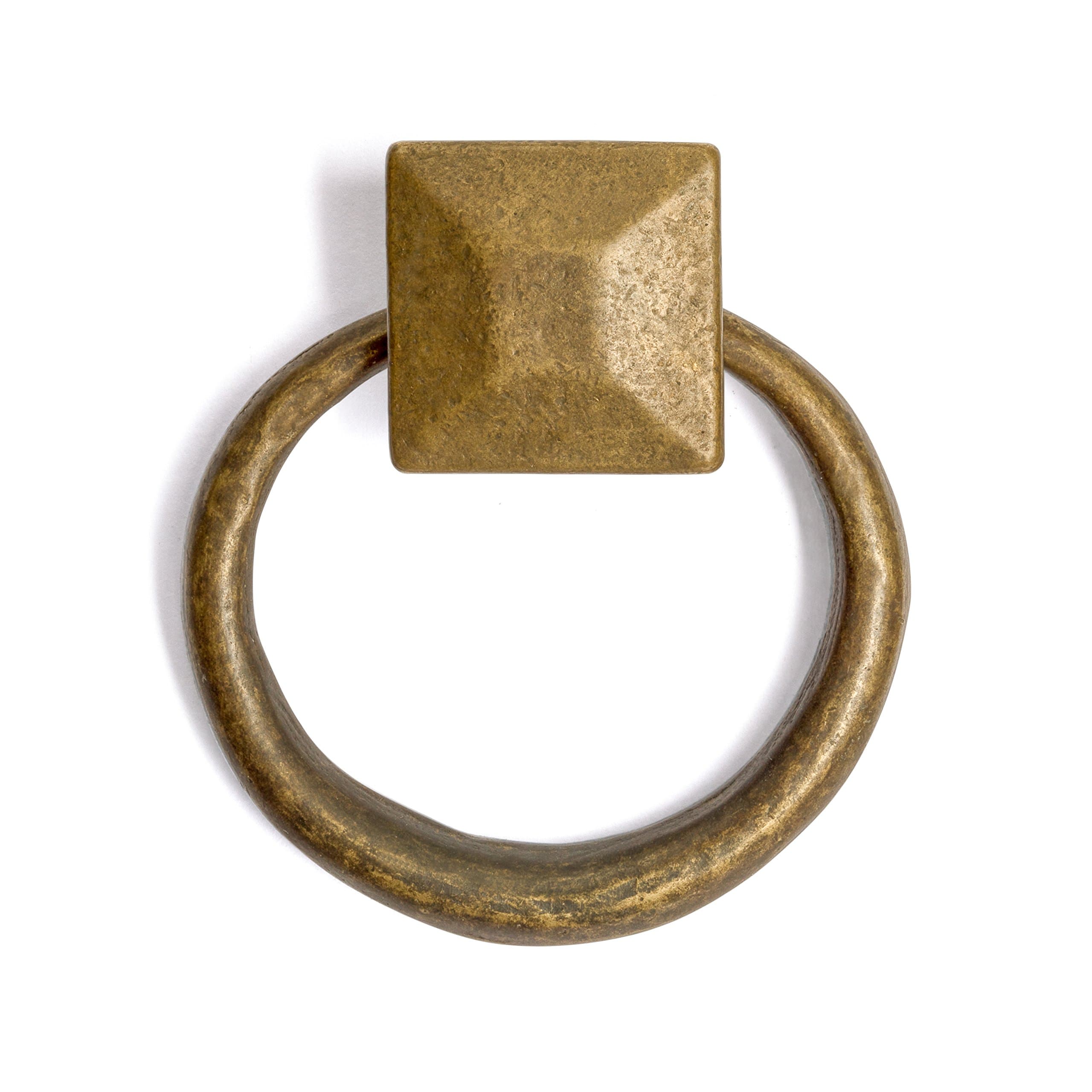 Peg and Ring Pulls 2.5 Inches - Set of 2 - Architectural, Interior Design, Furniture Cabinet Customization Hardware