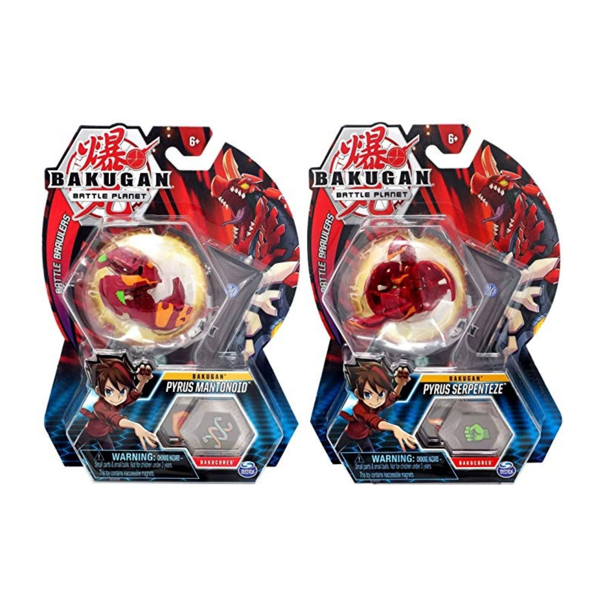 BAK-U-GAN Core 1 Pack - 2 Inch Figure Twin Pack - Pyrus Mantonoid & Pyrus Serpenteze