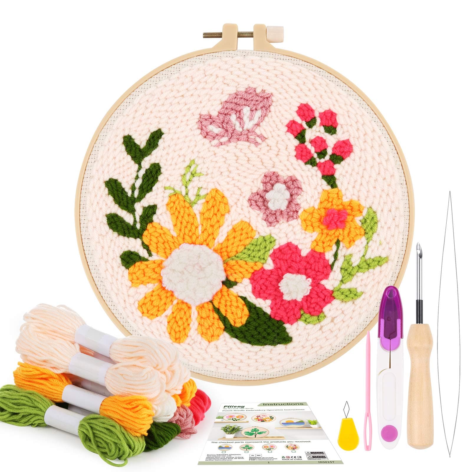 Flower Embroidery Starter Kits