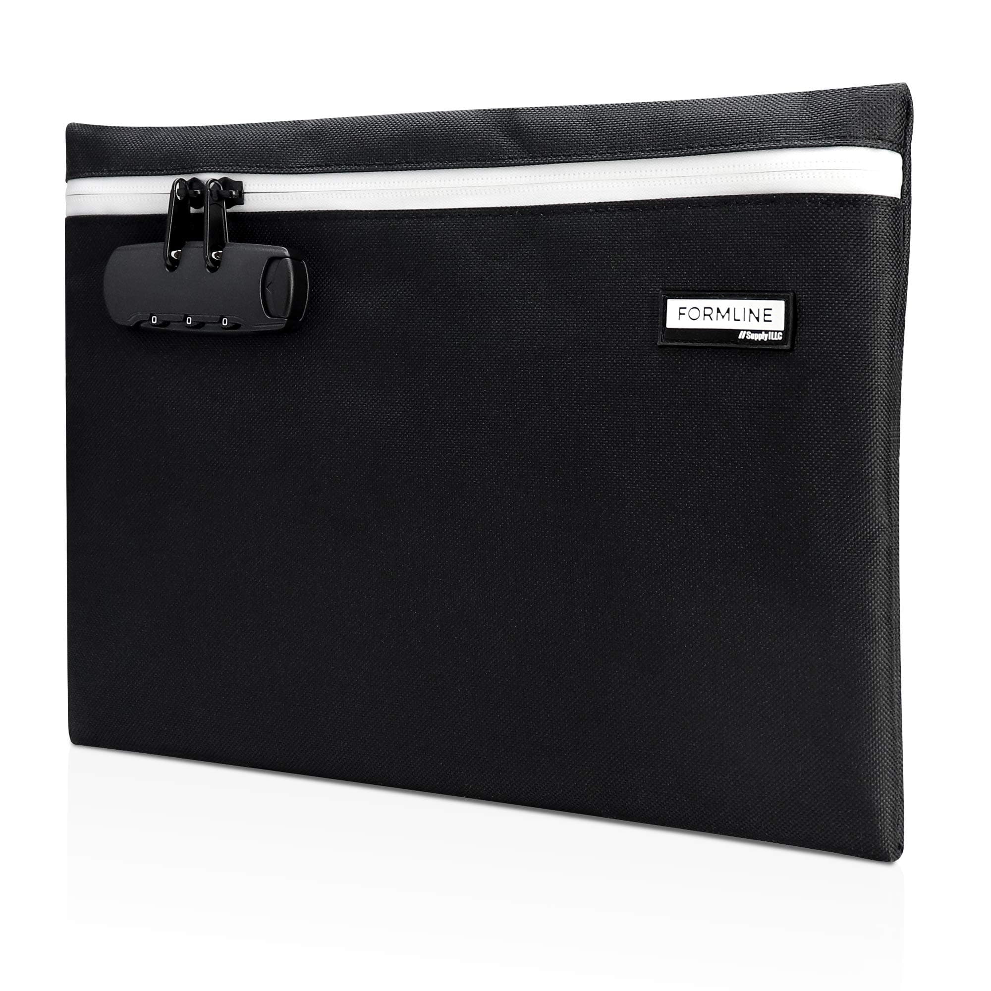 Formline Smell Proof Bag with Combo Lock (12" x 9") Double the Odor Proof Technology - Patent Pending Center Divider Design Eliminates All Scents - Zipper Closure Keeps Container Secure
