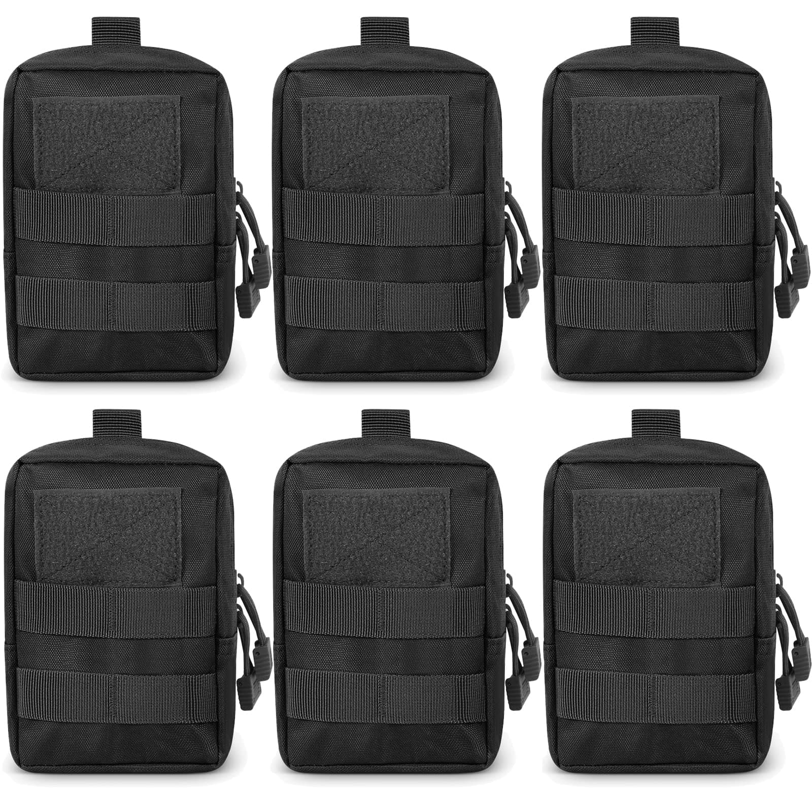 Gogoku 6-Pack Molle Pouch Tactical Molle Pouches Compact Utility EDC Waist Bag Pack