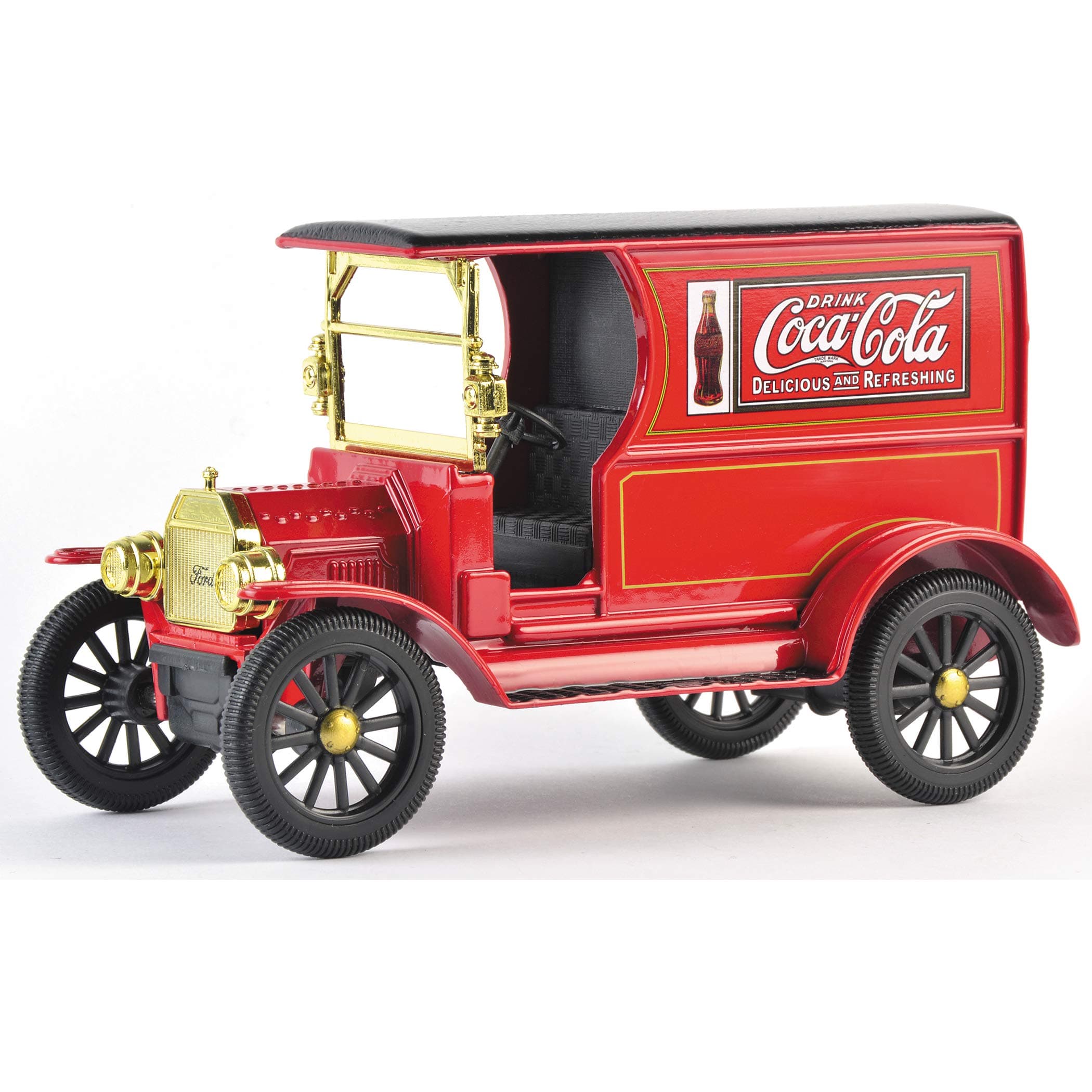 - Collections Etc Coke 1917 Model 5 Cargo Van Diecast Model Car