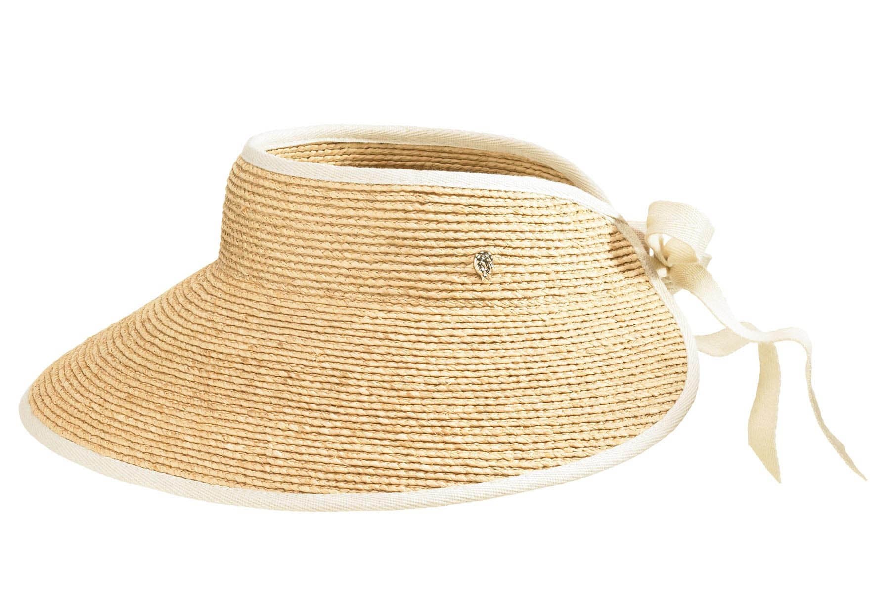 Helen Kaminski Mita Raffia Visor - Natural