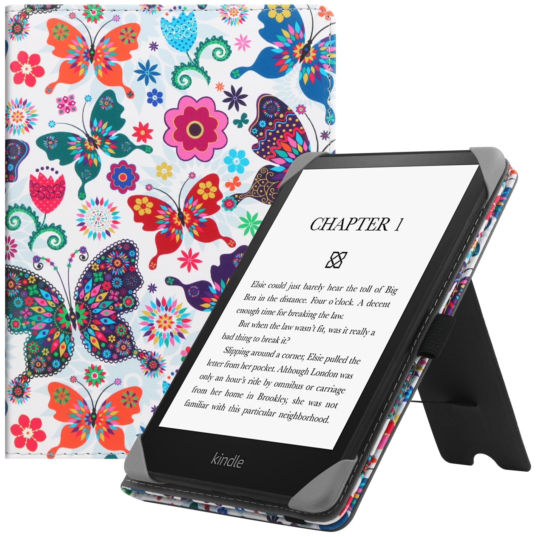 Universal Case for 6-6.8-7 inch eReaders, Paperwhite Case with Hand Strap Compatible with All 6" 6.8" 7" Paperwhite 11th/12th/colorsoft