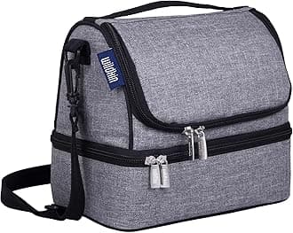 Wildkin 52903 Lunch Bag, One Size, Grey Tweed