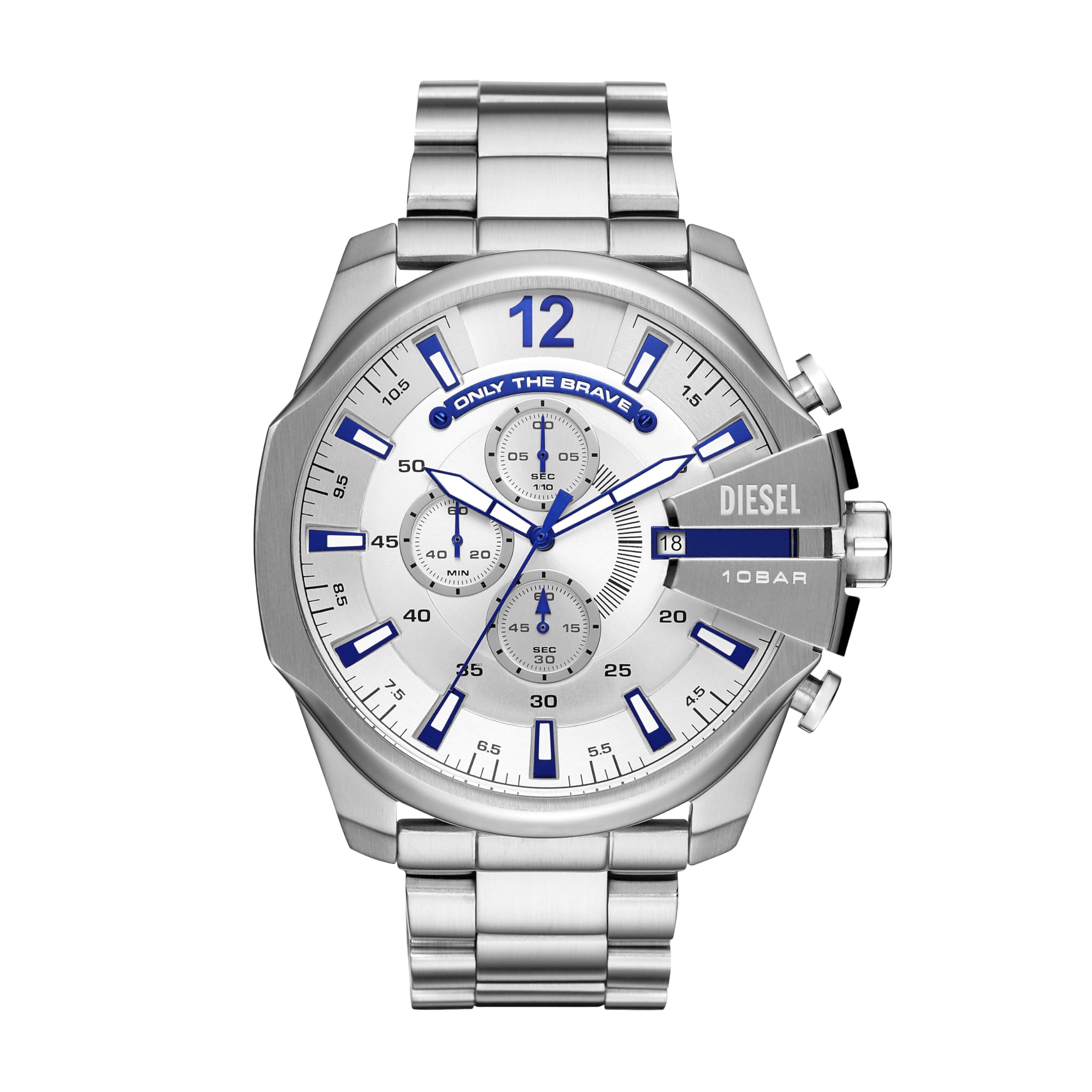 DieseI Analog Silver Dial Men's Watch-DZ4477
