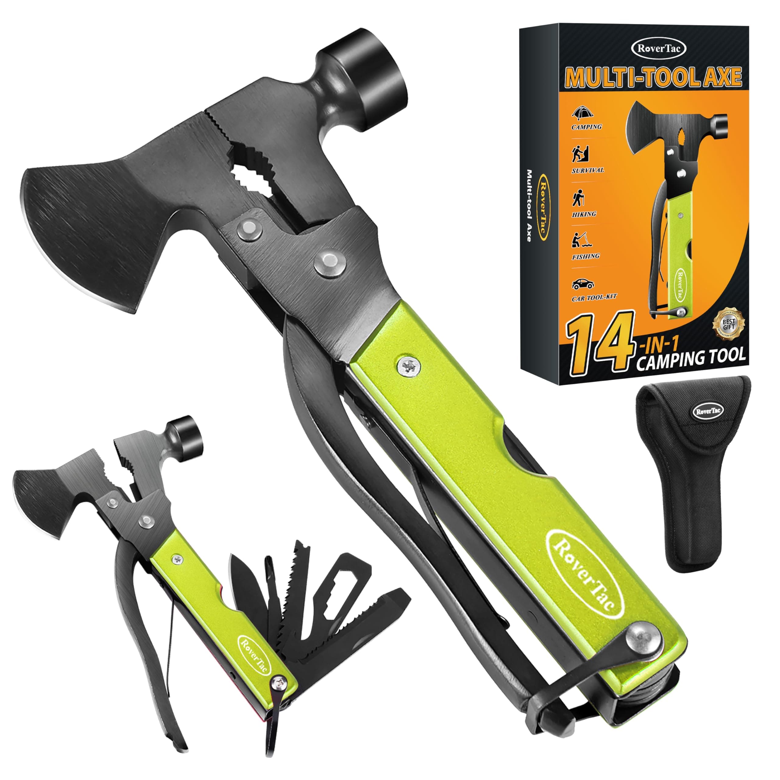 Multitool Hatchet Green