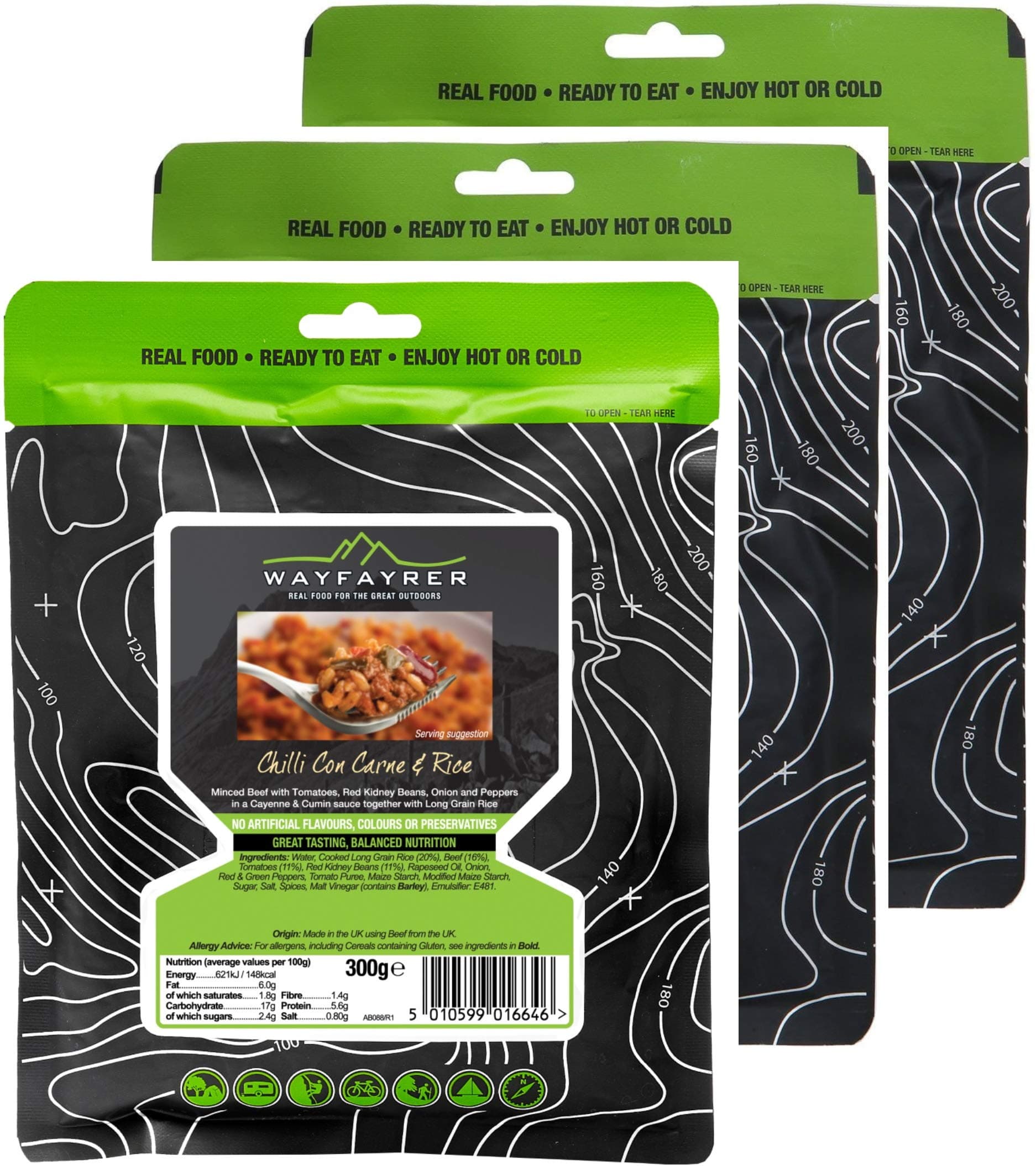 Wayfayrer Chilli Con Carne & Rice Meal Pouch