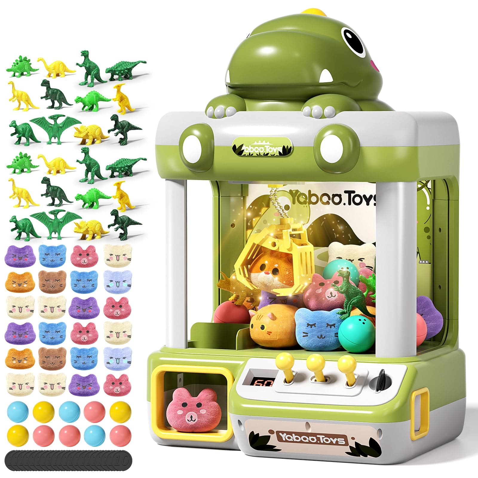 Eohemeral 恐竜 キッズ 誕生日 爪 マシン