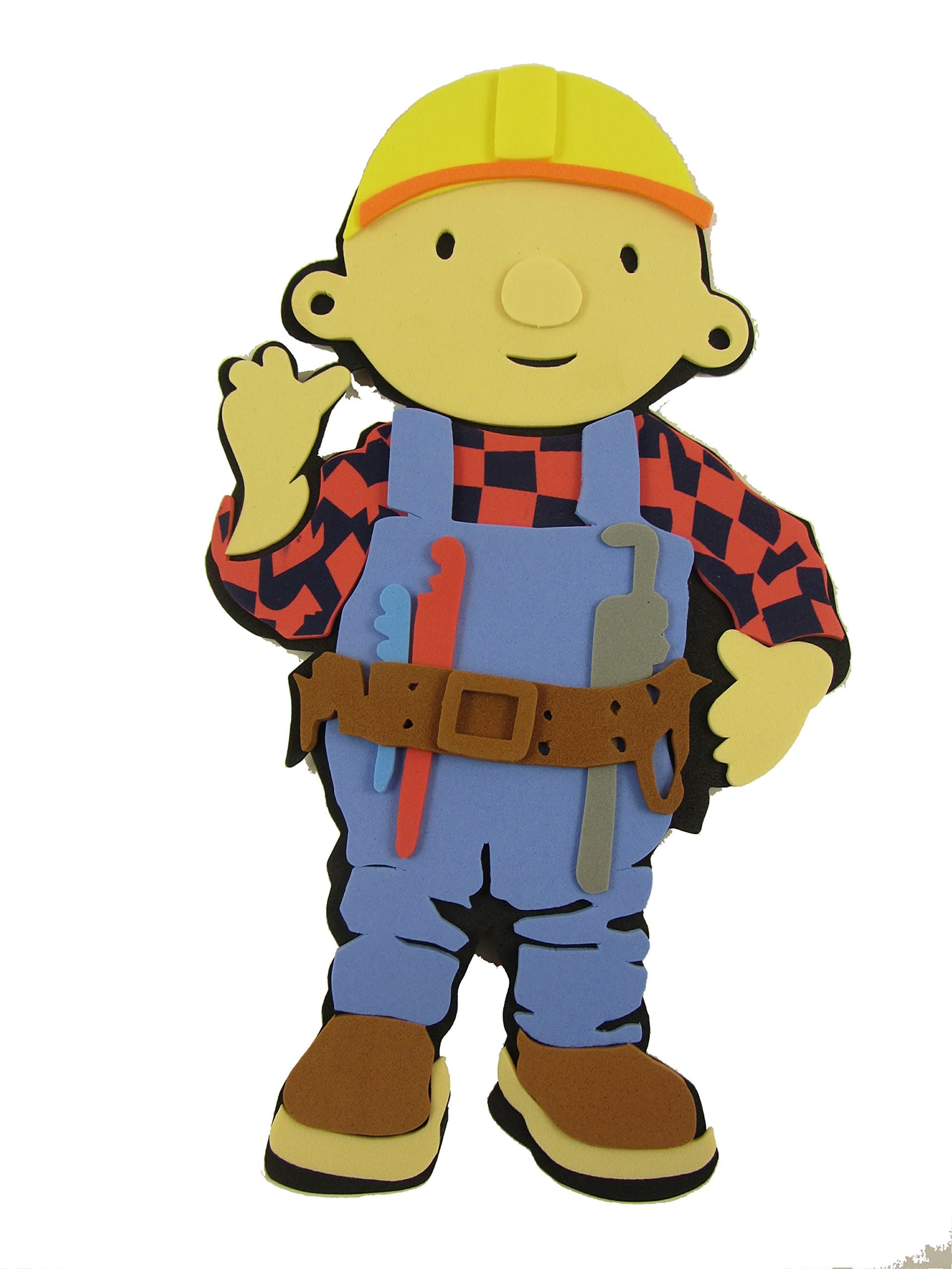 Bob The Builder Fun-Tastic Foam Wall Stickers (x3)