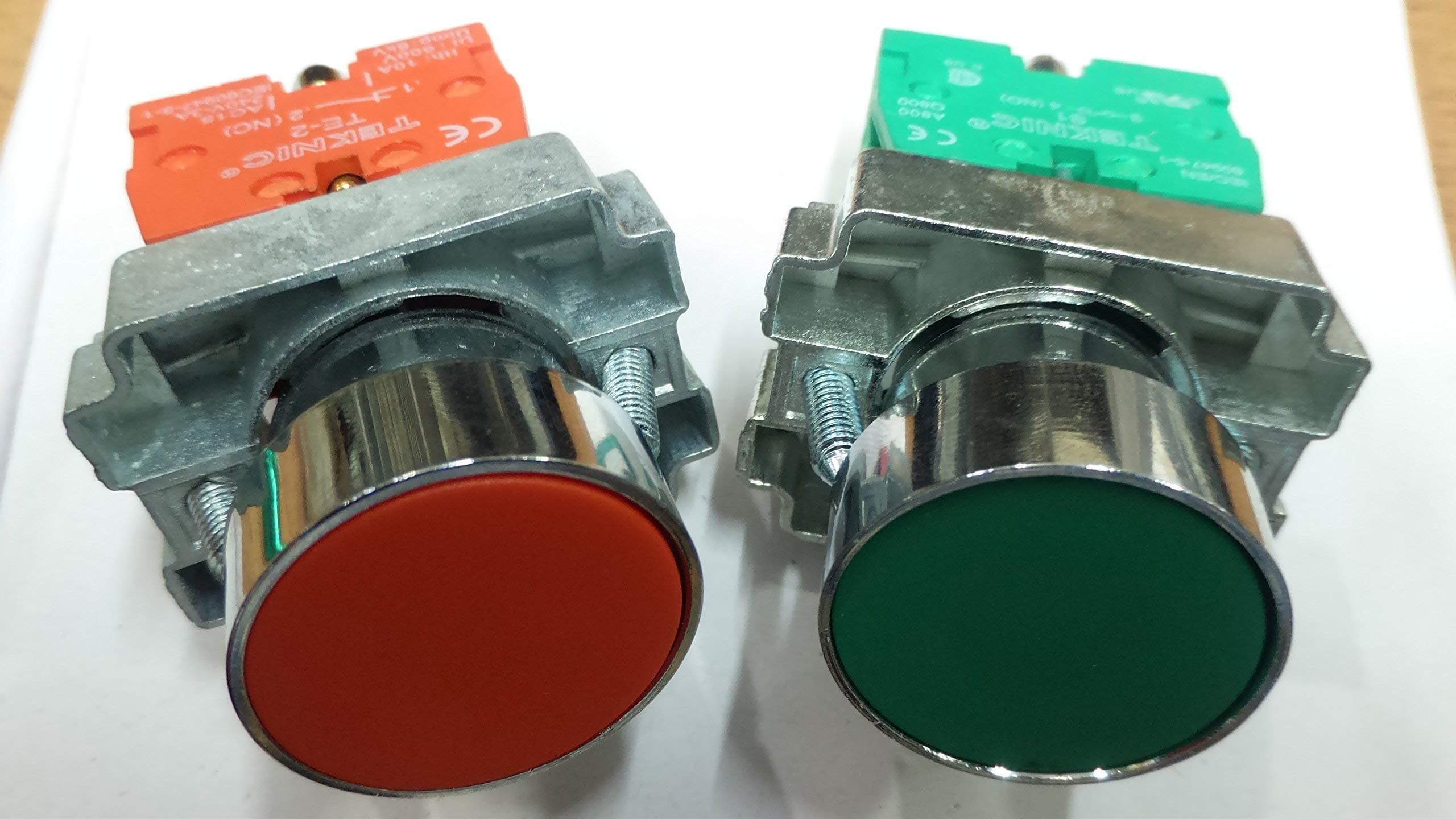 GSMS 2 Push Buttons 1 Green 1 Red with 2 NO 2NC Three Phase