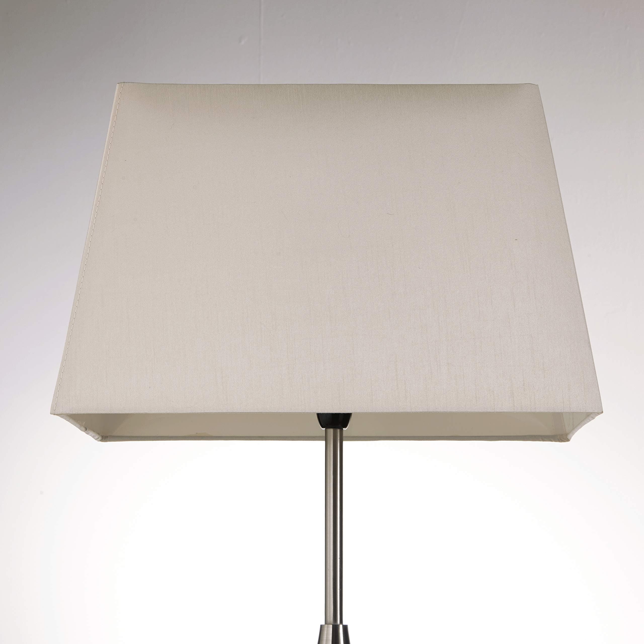 Lights and Linen Cream Rectangular Table Lamp Shade - Size: 15"