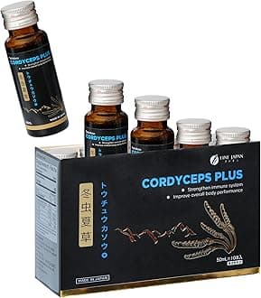 - FINE JAPAN Cordyceps Plus: Premium Cordyceps Mushroom Extract and Macadamia Blend - Smart Drops Adaptogenic Mushrooms, Organic Mushroom Supplement for Energy & Immunity, Liquid Cordyceps (Pack of 10)