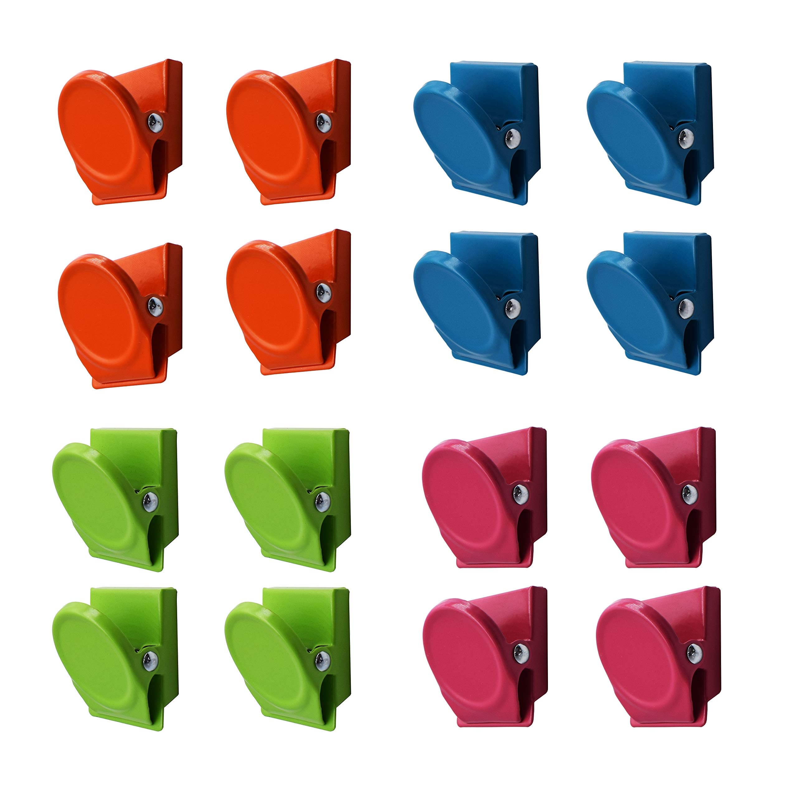Multi colour magnetic metal clips