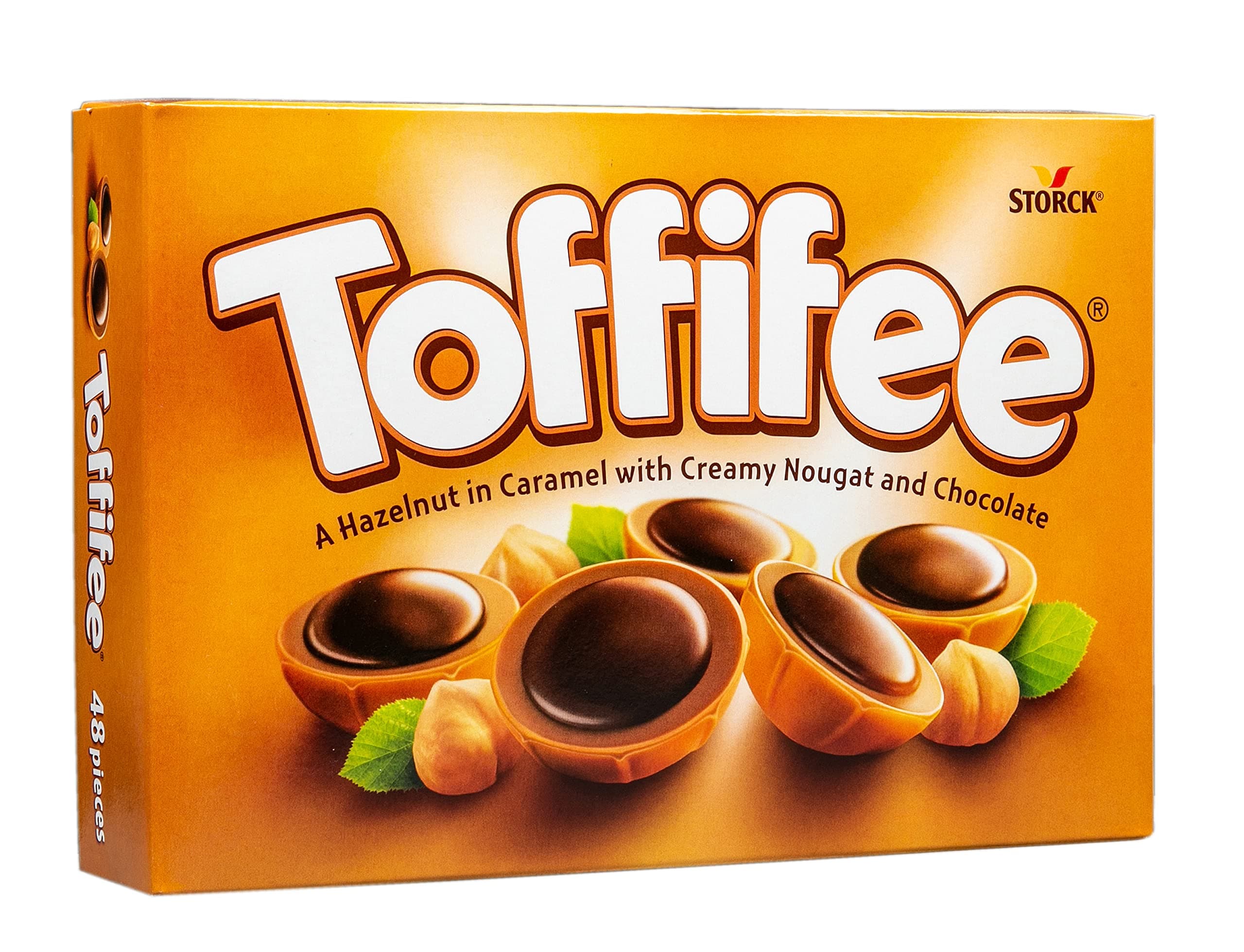 Toffifee Hazelnut Chocolate, 48 Cups (Pack of 1)
