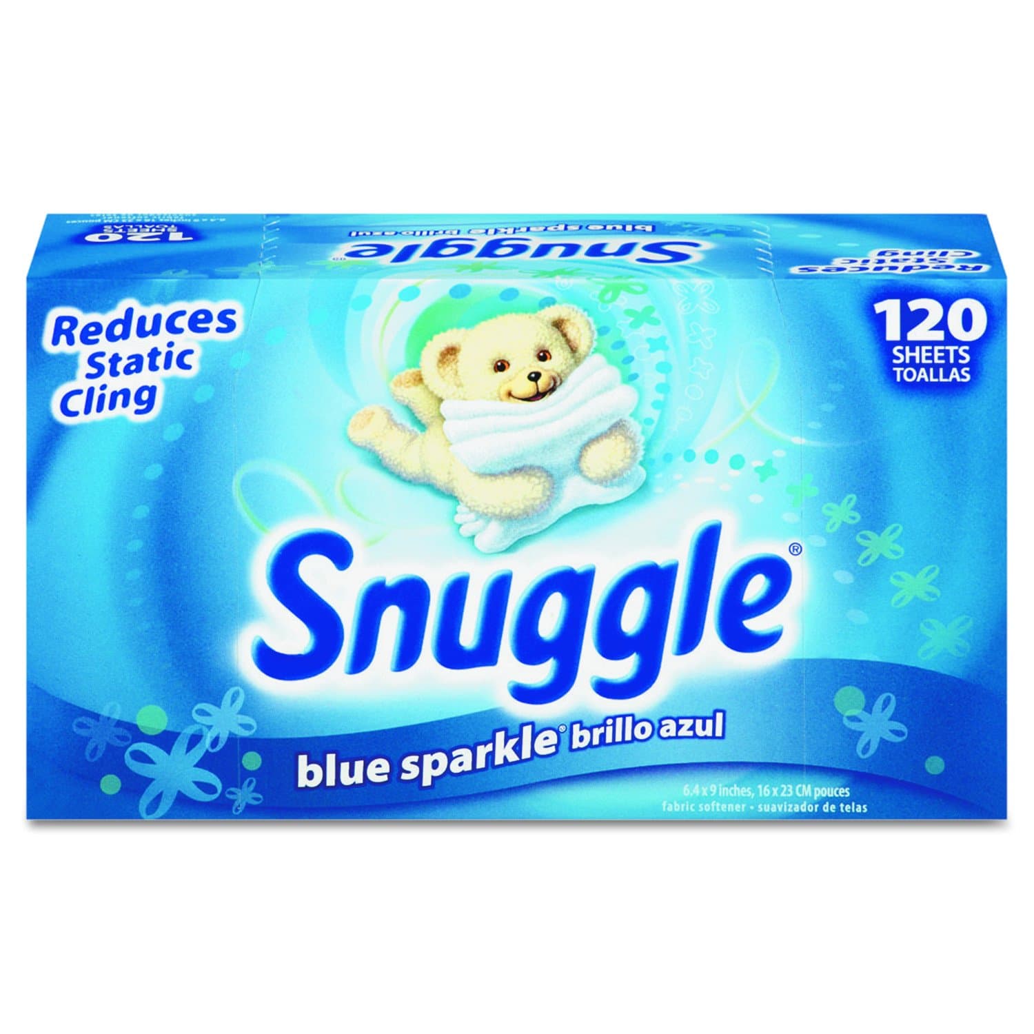 Snuggle CB451156 Fabric Softener Sheets, Fresh Scent, 120 Sheets/Box (Case of 6)
