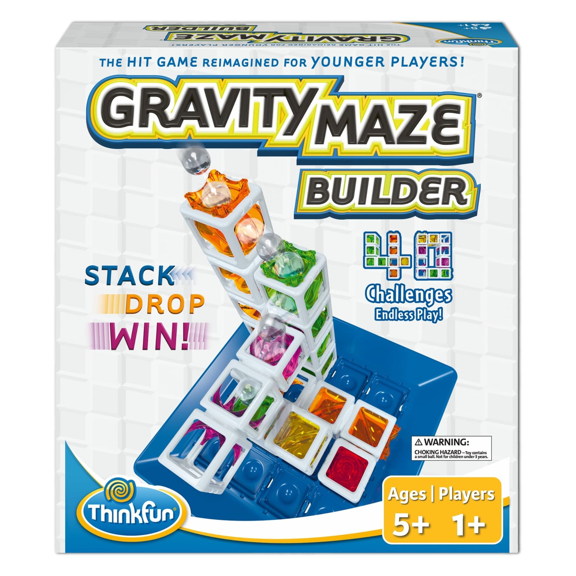 Gravity Maze Builder for Kids 5 & Up - Logic Marble RunBrain Game - Hands-On Maze Design - Durable Child-Safe Materials - Develop Spatial Reasoning & Critical Thinking - MESH Accredited