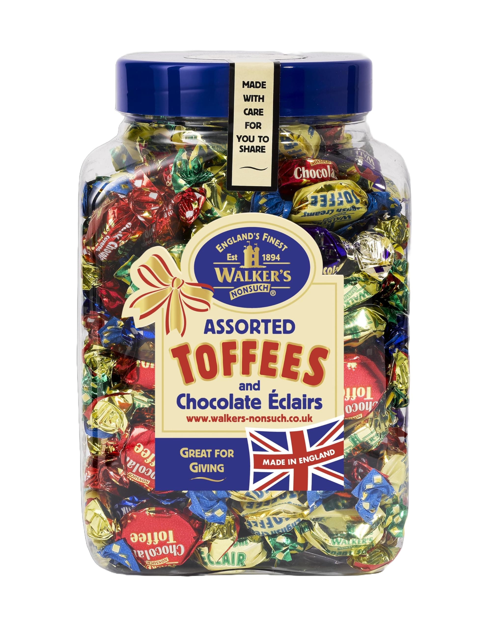 Assorted Toffees and Chocolate Eclairs Jars 1.25 kg