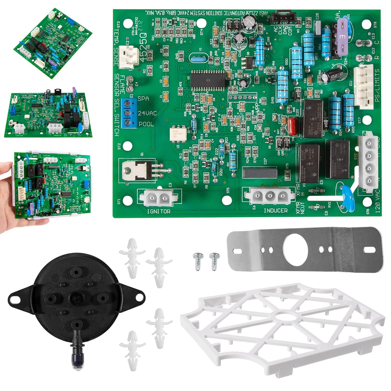 FDXLICB1930 FD Integrated Control Board Replacement Kit for Universal Hayward H-Series Low Nox Pool Heater, Suitable for H150FDN/FDP, H200FDN/FDP H250FDN/FDP, H300FDN/FDP, H350FDN/FDP, H400FDN/FDP