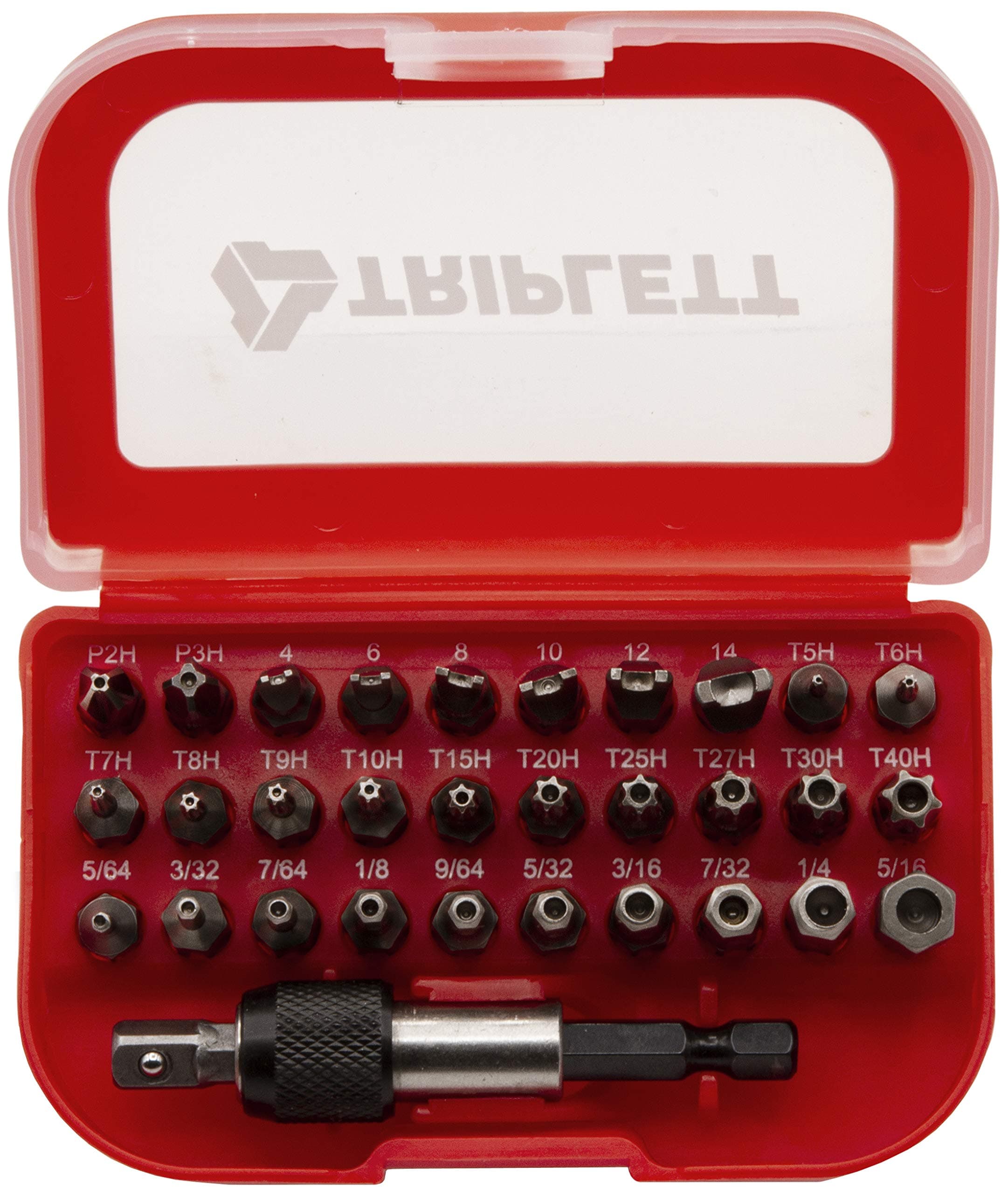 TSBK-001 Security Bit Kit 32-Piece Kit with 30 Industrial-Grade Bits for Tamper Proof Fasteners