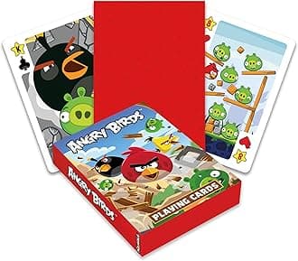 AQUARIUS Angry Birds Playing Cards - Angry Birds Themed Deck of Cards for Your Favorite Card Games - Officially Licensed Angry Birds Merchandise & Collectibles