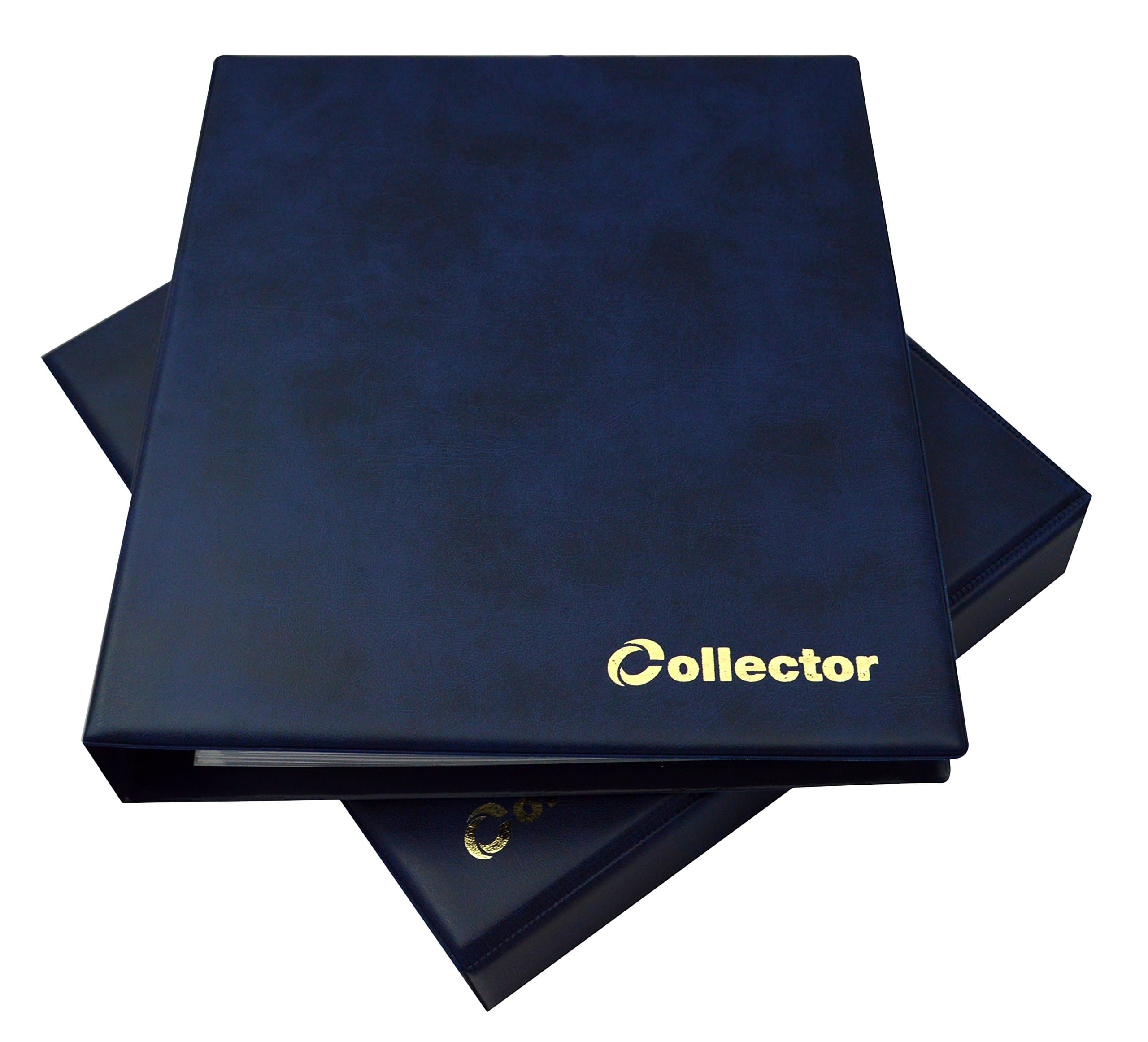 COLLECTOR Banknote Album in Case Folder Book Notes Banknotes with 15 Pages and 15 Dividers - Very Big Capacity - OXFORD BLUE