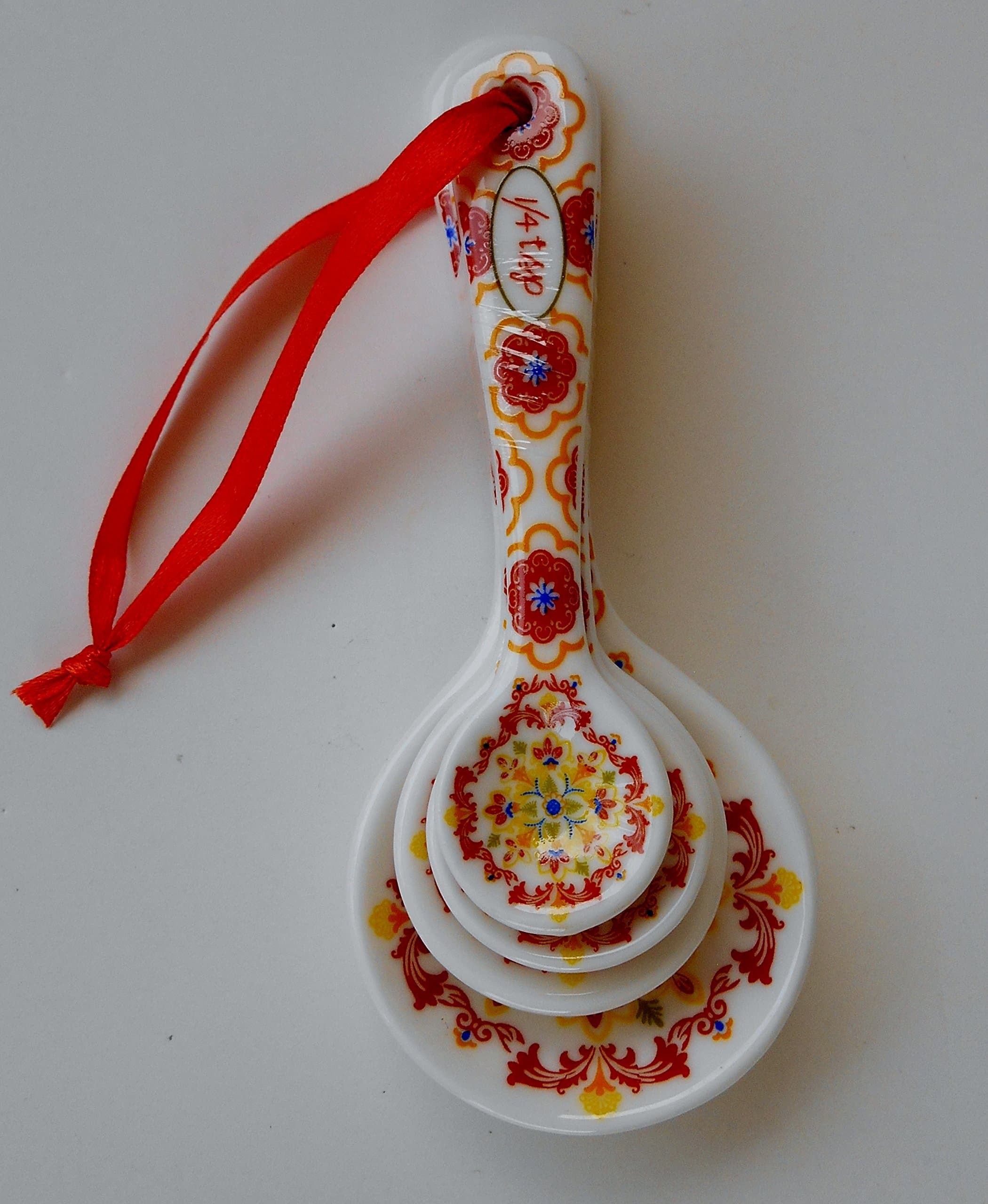 Tuscan Kitchen Ceramic Measuring Spoons