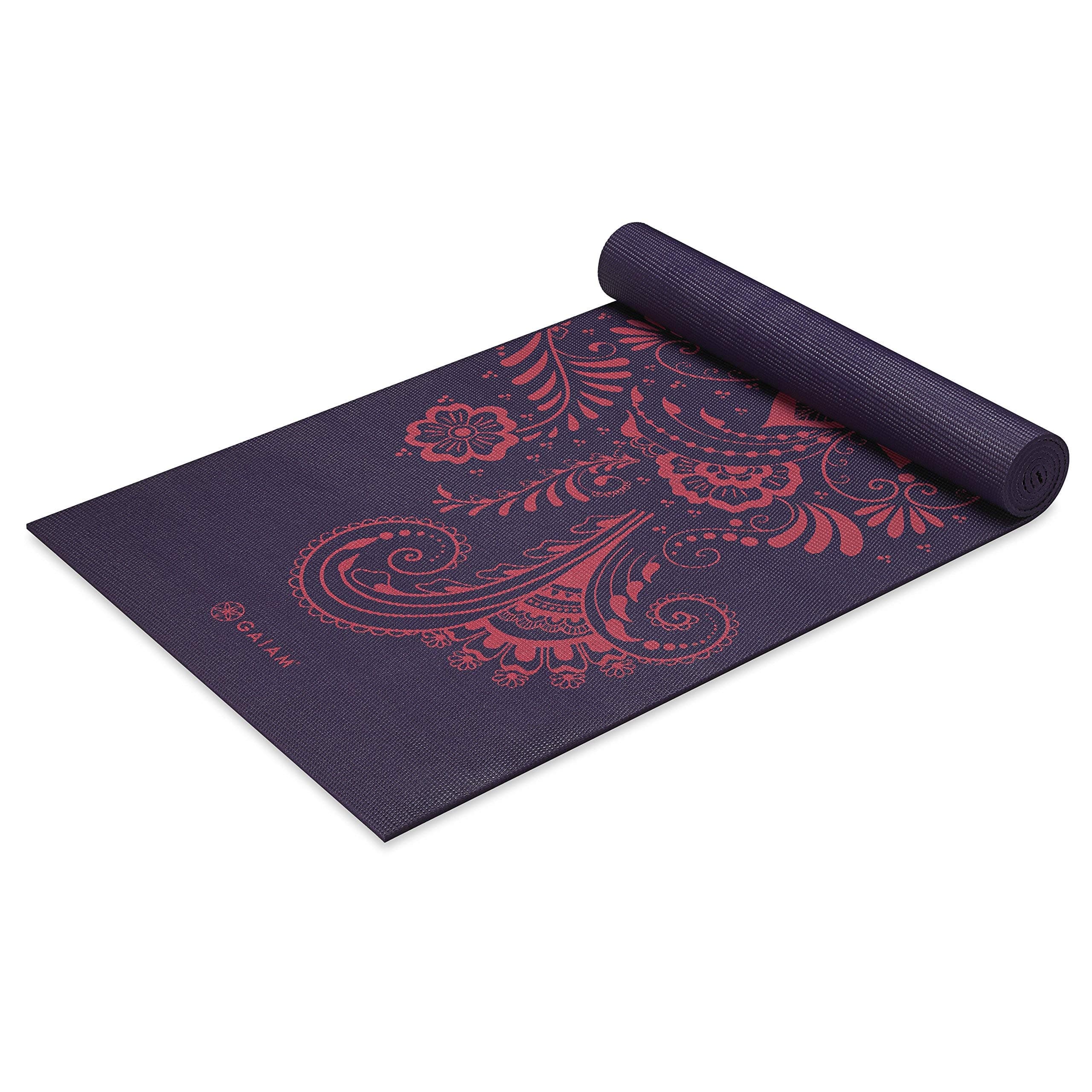 Yoga Mat Printed Pattern Extra Thick Non Slip for All Types of Yoga, Pilates and Floor Workouts 68"L x 24"W x 6mm Thick