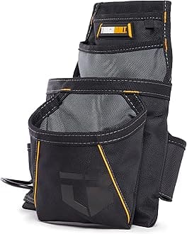 ToughBuilt - Utility Pouch, Durable Construction with Multiple Storage Compartments, Organized Design for Professional & Jobsite Use