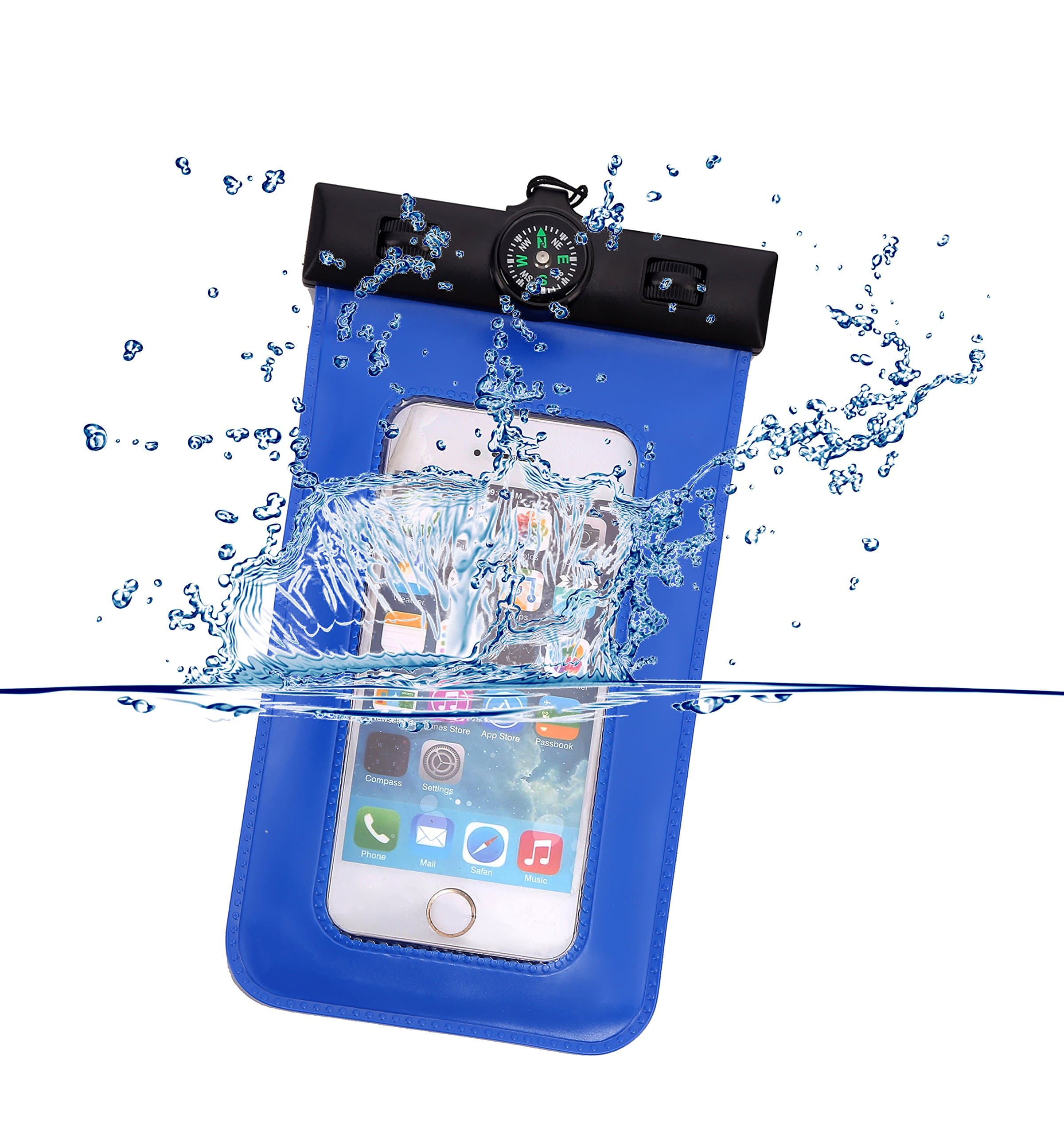 WODISON Waterproof Wallet case Diving Cover for 4.7” 5.5” iPhone 6 Plus, iPhone 5, Galaxy S5, iPod, MP3