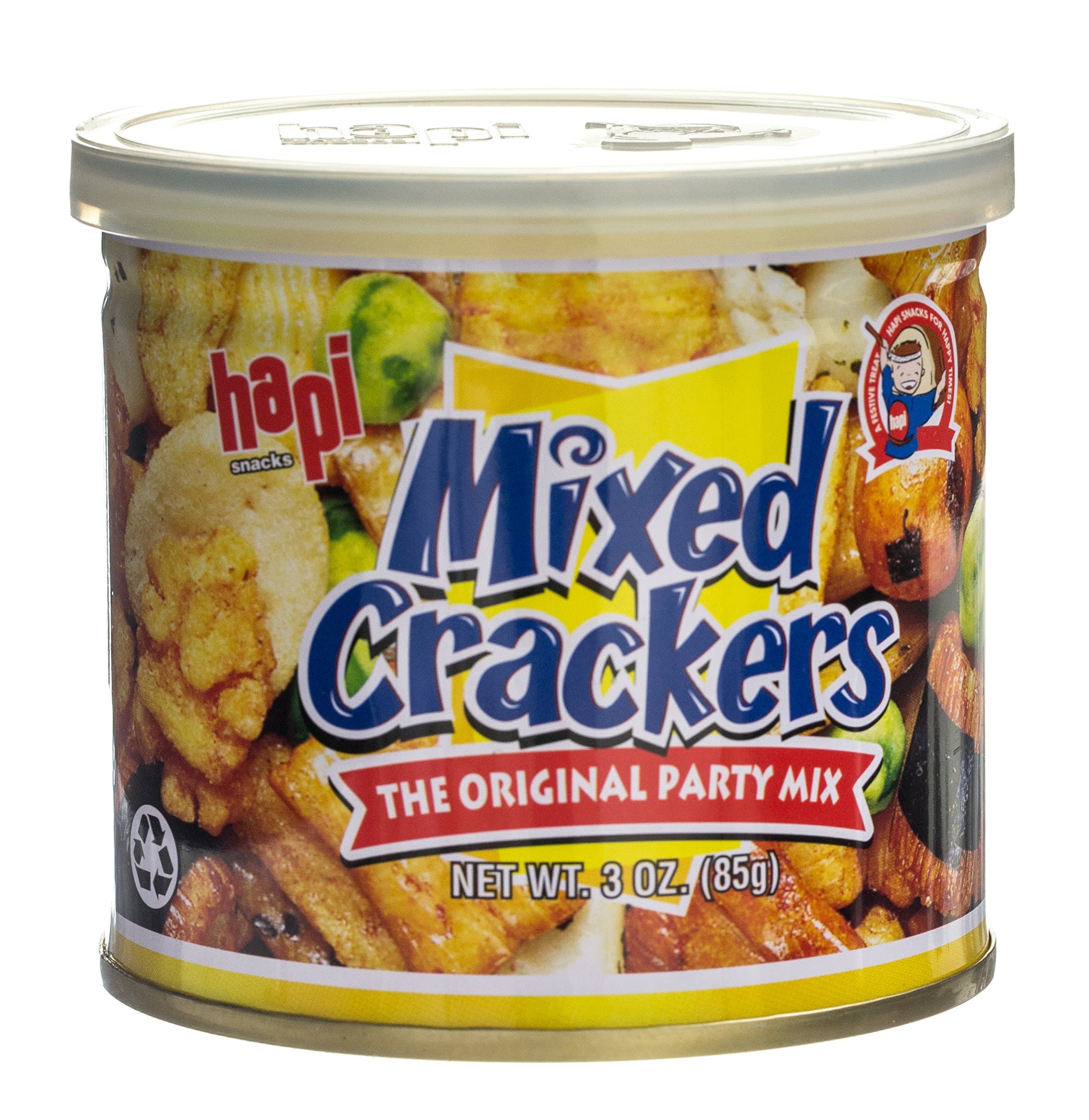 HAPIMixed Crackers, 3 Ounce Tins