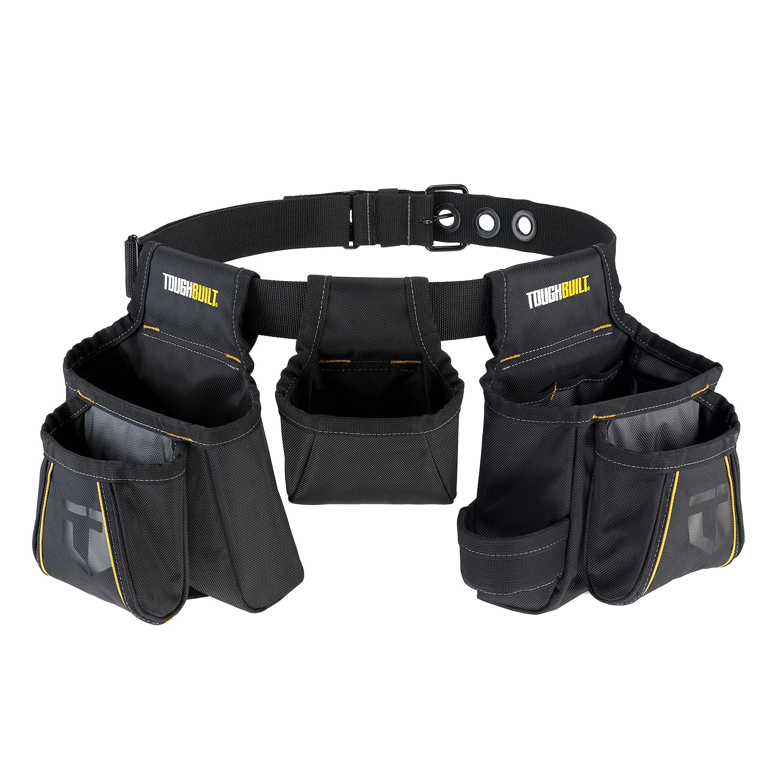 Handyman Tool Belt, Durable Adjustable Work Belt with Multiple Pockets, Loops, & Compartments for Tools, Fasteners, & Accessories (TB-304-4)