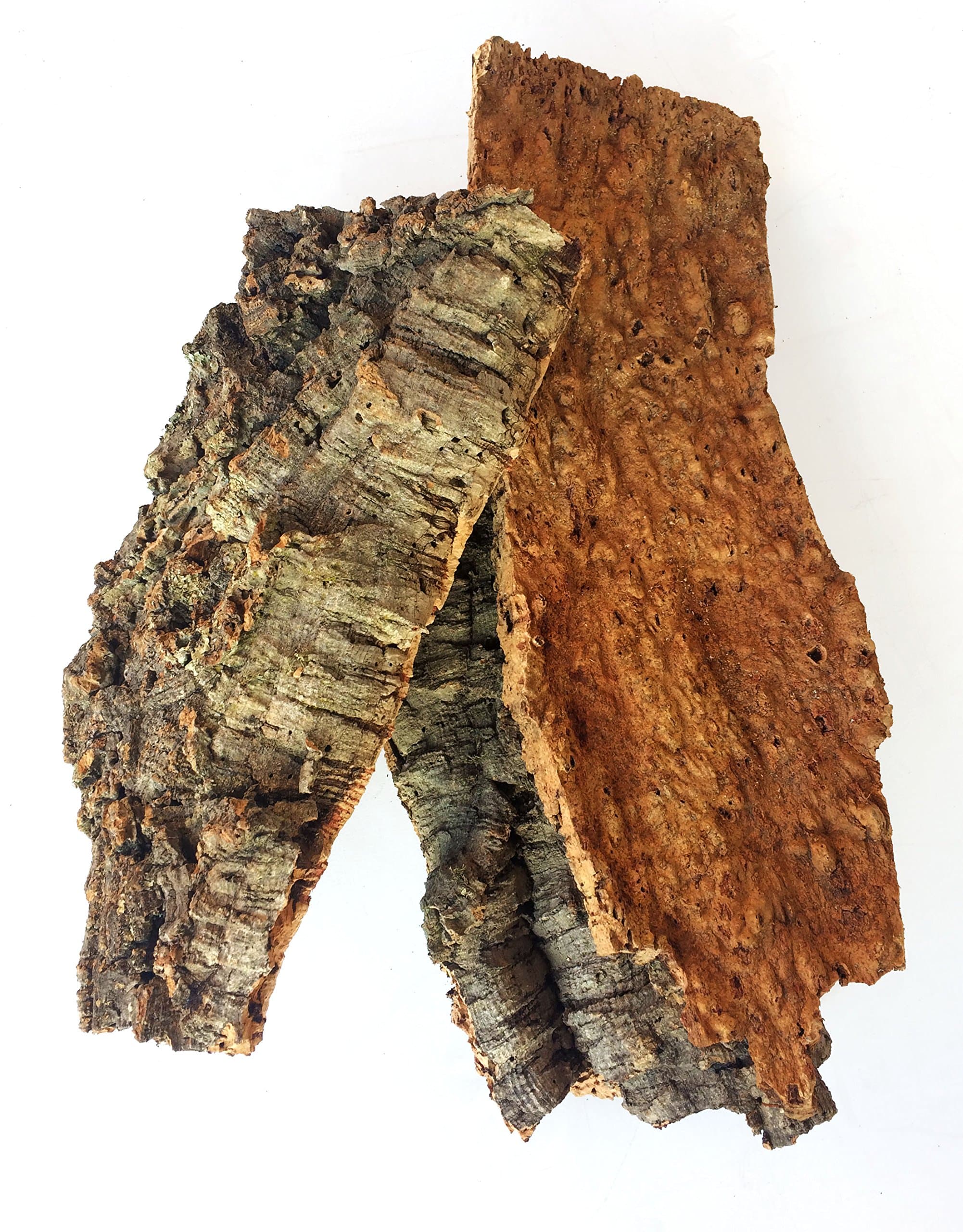 Natural Cork Bark Flats - 7lb Bulk Bag