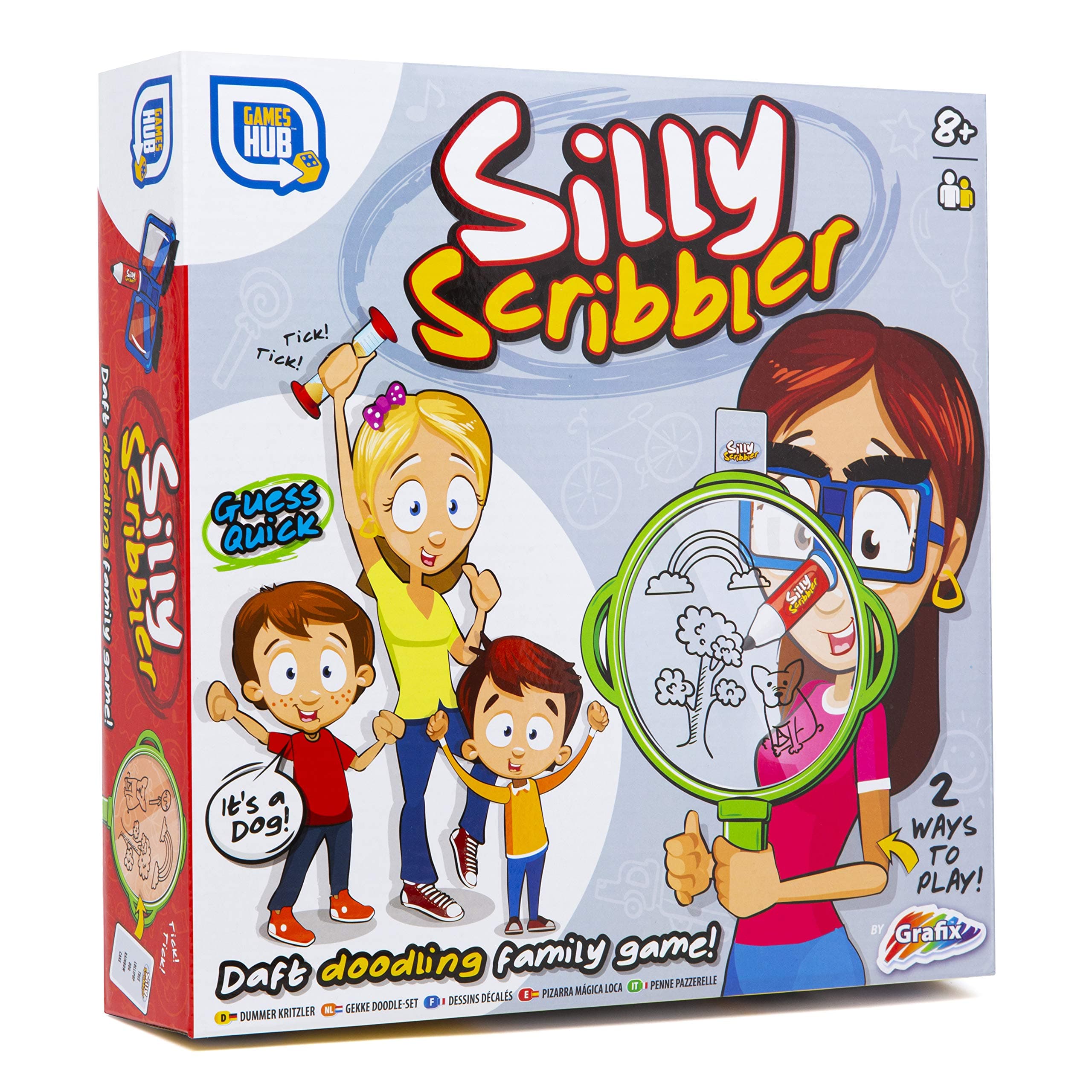 Vivo Technologies Silly Scribbler Pencil On Nose Drawing Game Guess Draw Picture