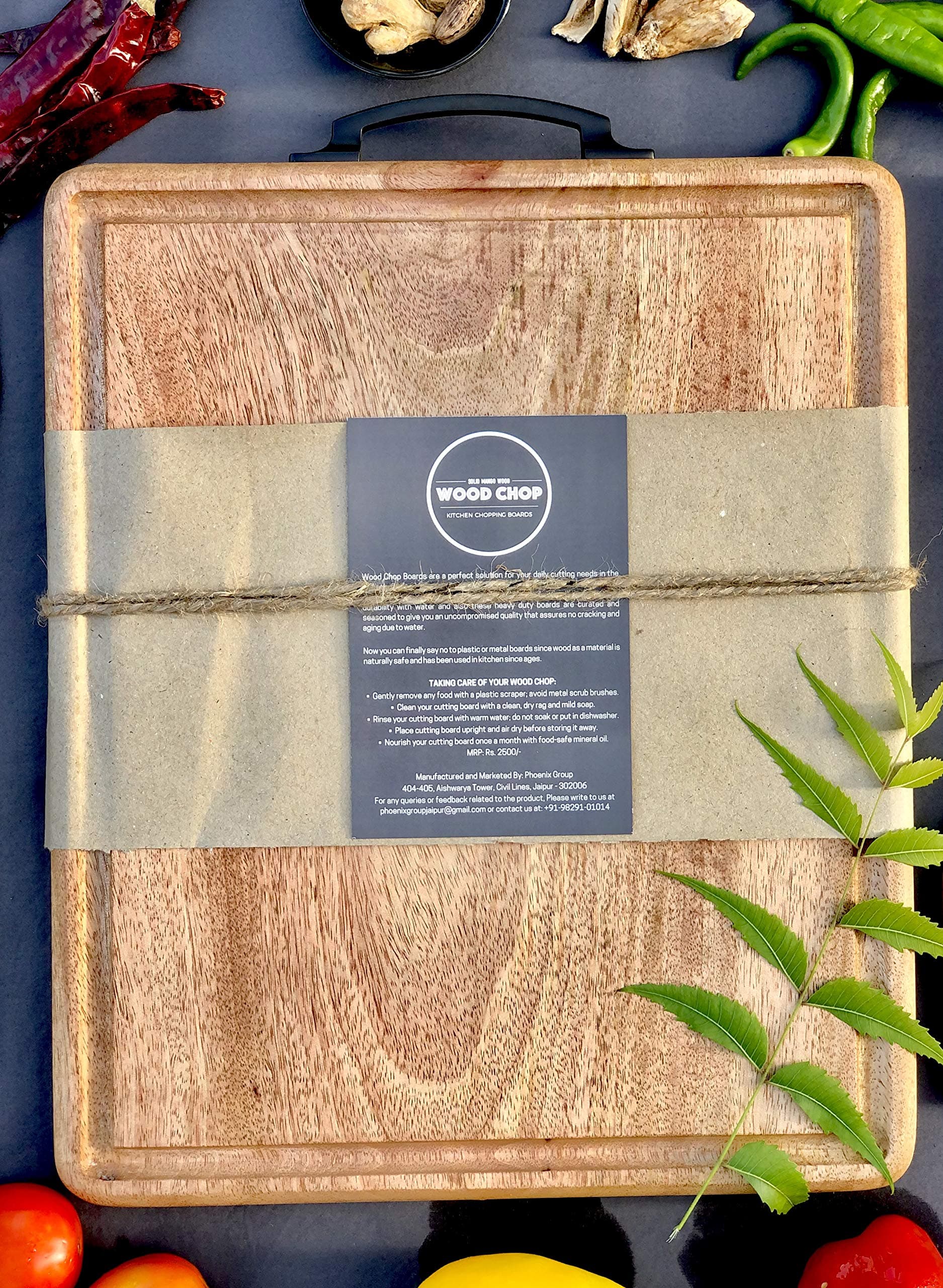 - Wood Chop Anti-Bacterial Solid Mango Wood Cutting & Chopping Board | Single-Piece, Reversible | Juice Groove | No Polish, No Dyes | Food-Grade Mineral Oil Finish | 15 × 12 × 1 Inch - 1 Year Warranty