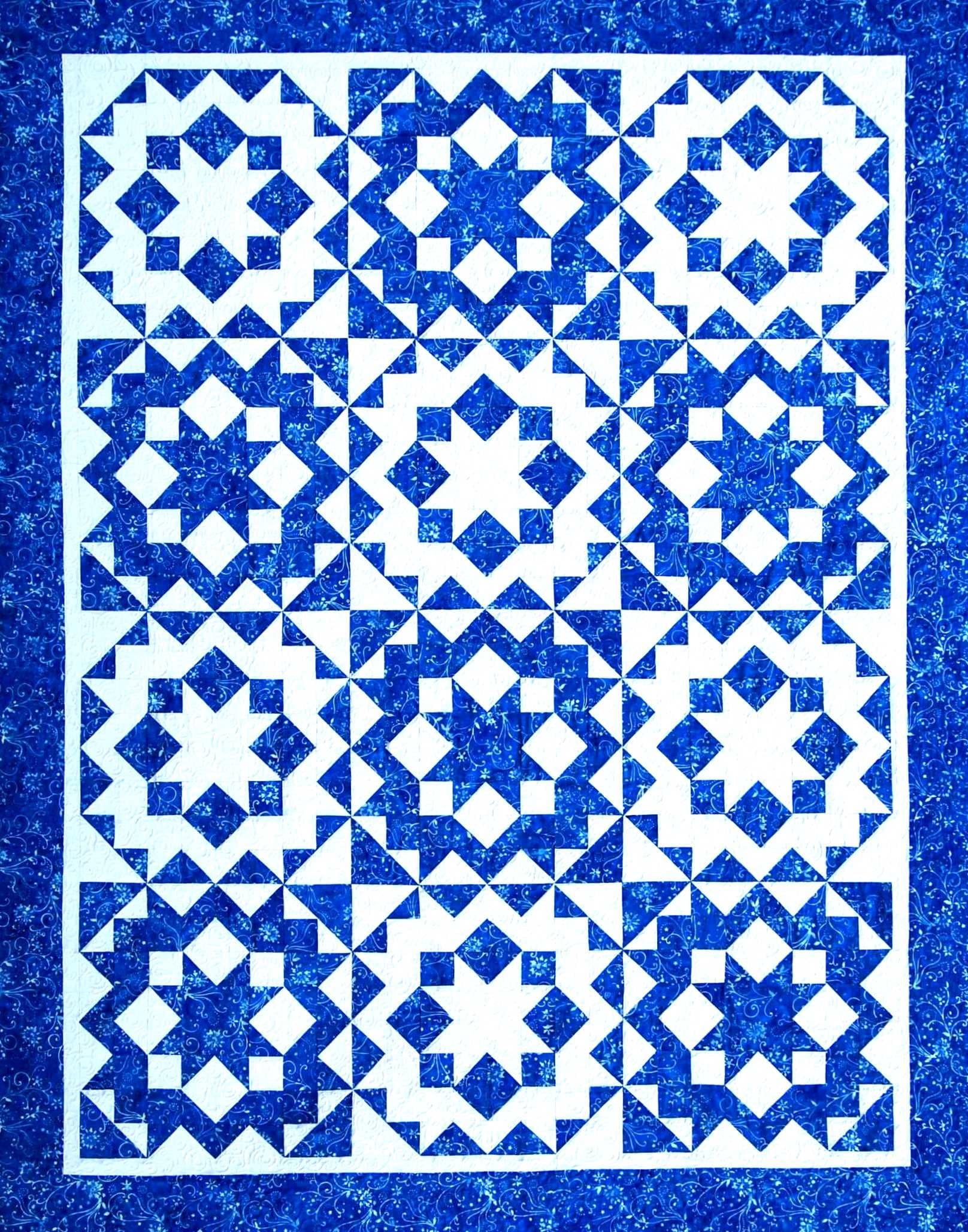 Happy Stash Quilts Crystal Snowflakes Quilt Pattern