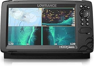 Lowrance Hook Reveal 9 9-inch TripleShot with Chirp, SideScan, DownScan & US Inland Charts