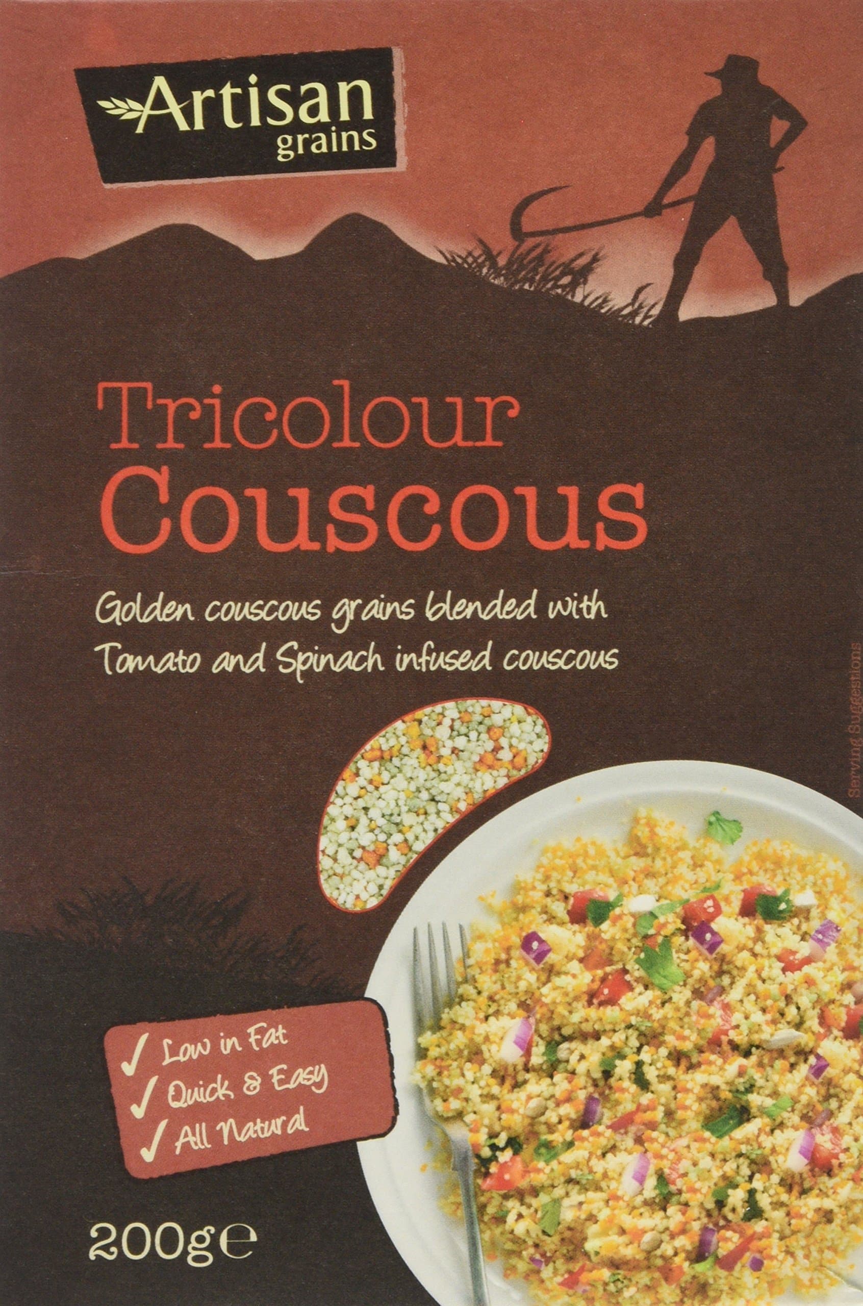 Artisan Grains Tri-Colour Couscous, 200 g