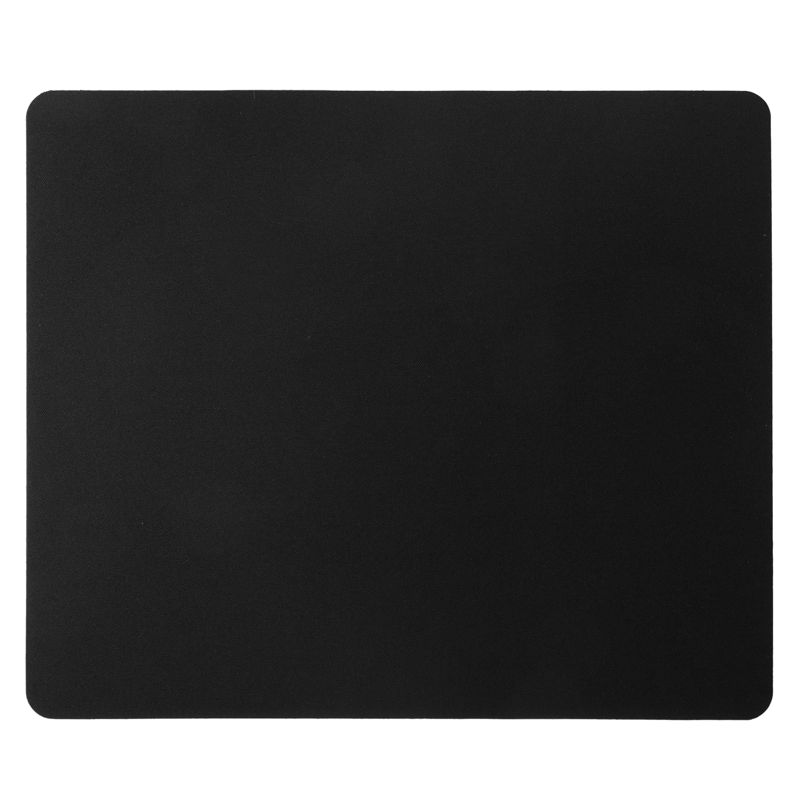 Mouse Pad Non-Slip Rubber Base Computer Black Mousepad, Superb Tracking Accuracy and Smooth Surface Mouse Control, Mouse Pads for Desk Office, Home & Gaming 7.75 X 9.25 in, No Logos