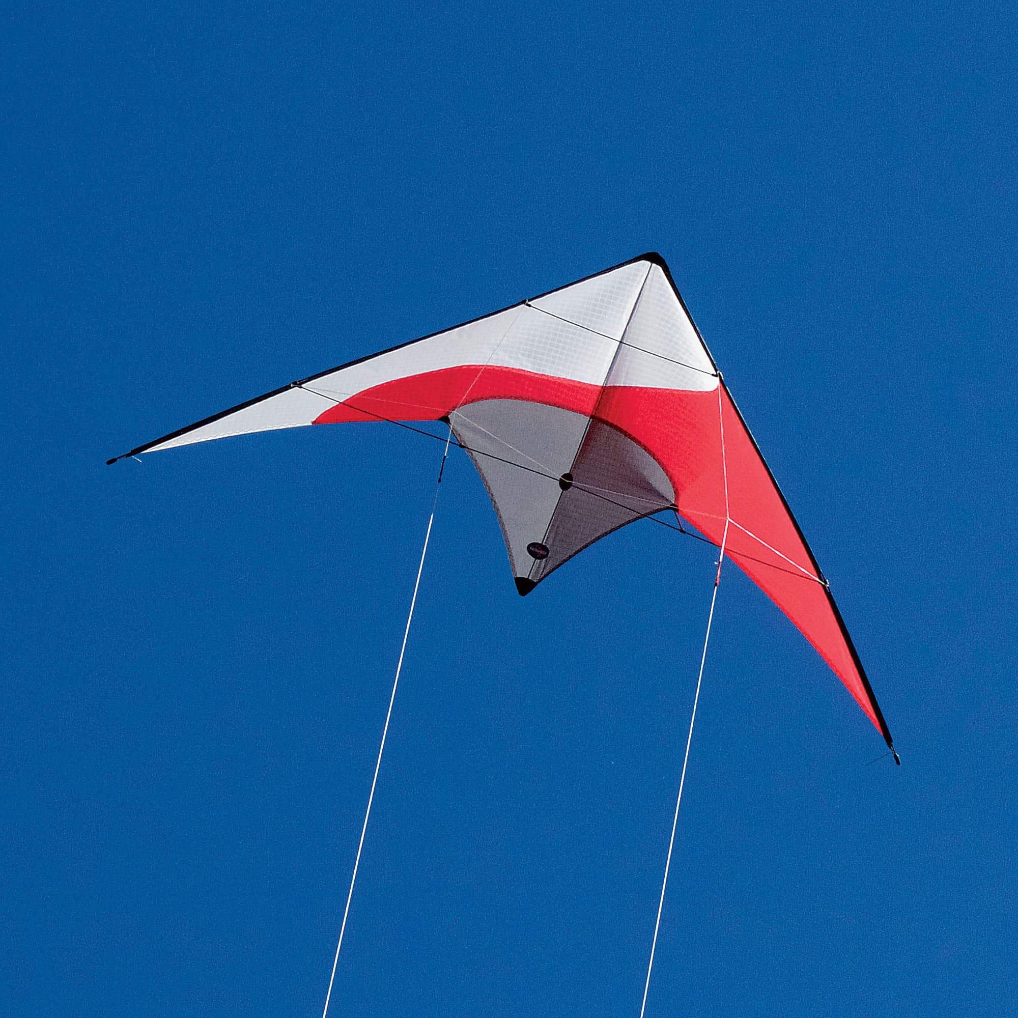Into The Wind Wisp II Dual Line Light Wind Stunt Kite Red