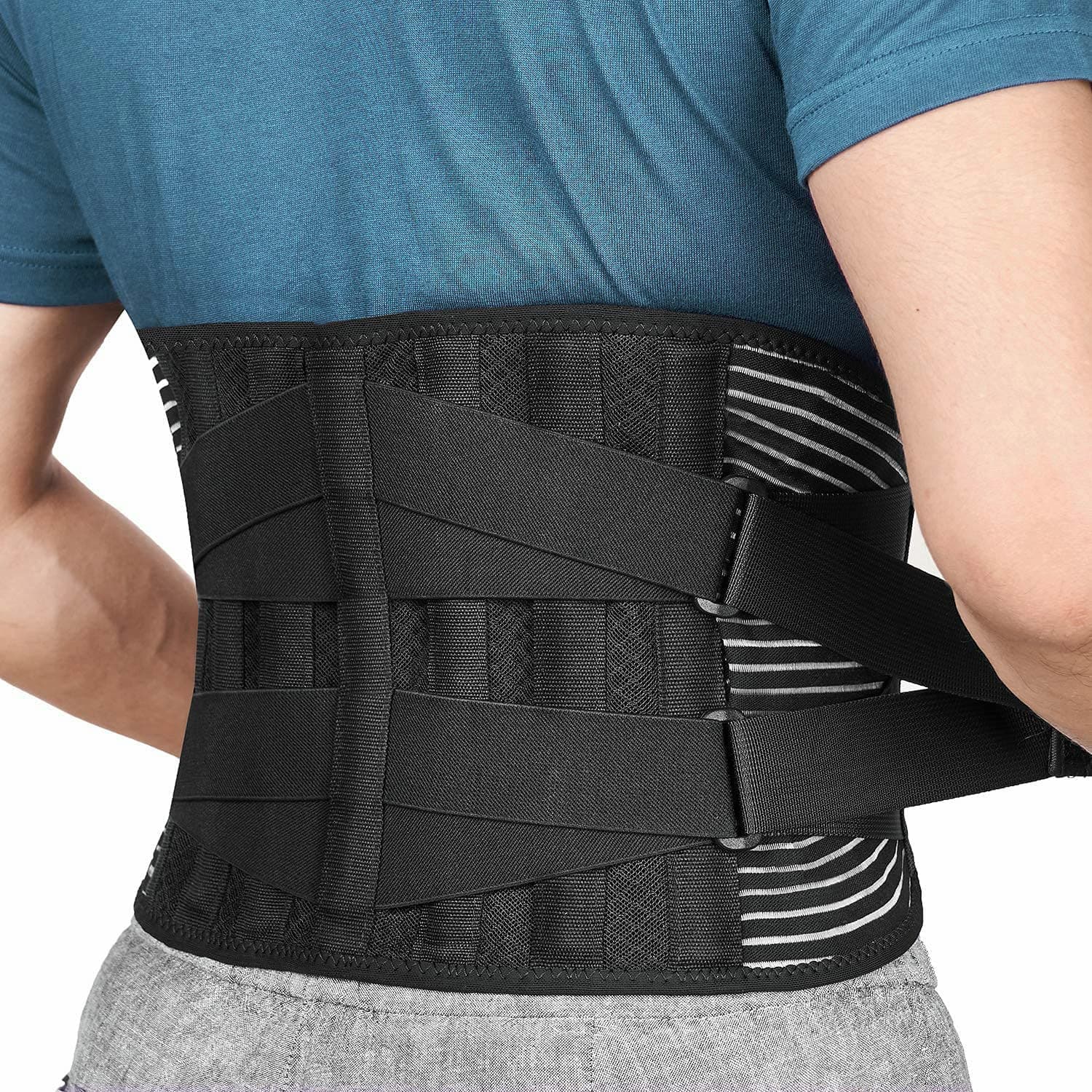 Back Braces for Lower Back Pain Relief with 6 Stays (XL)
