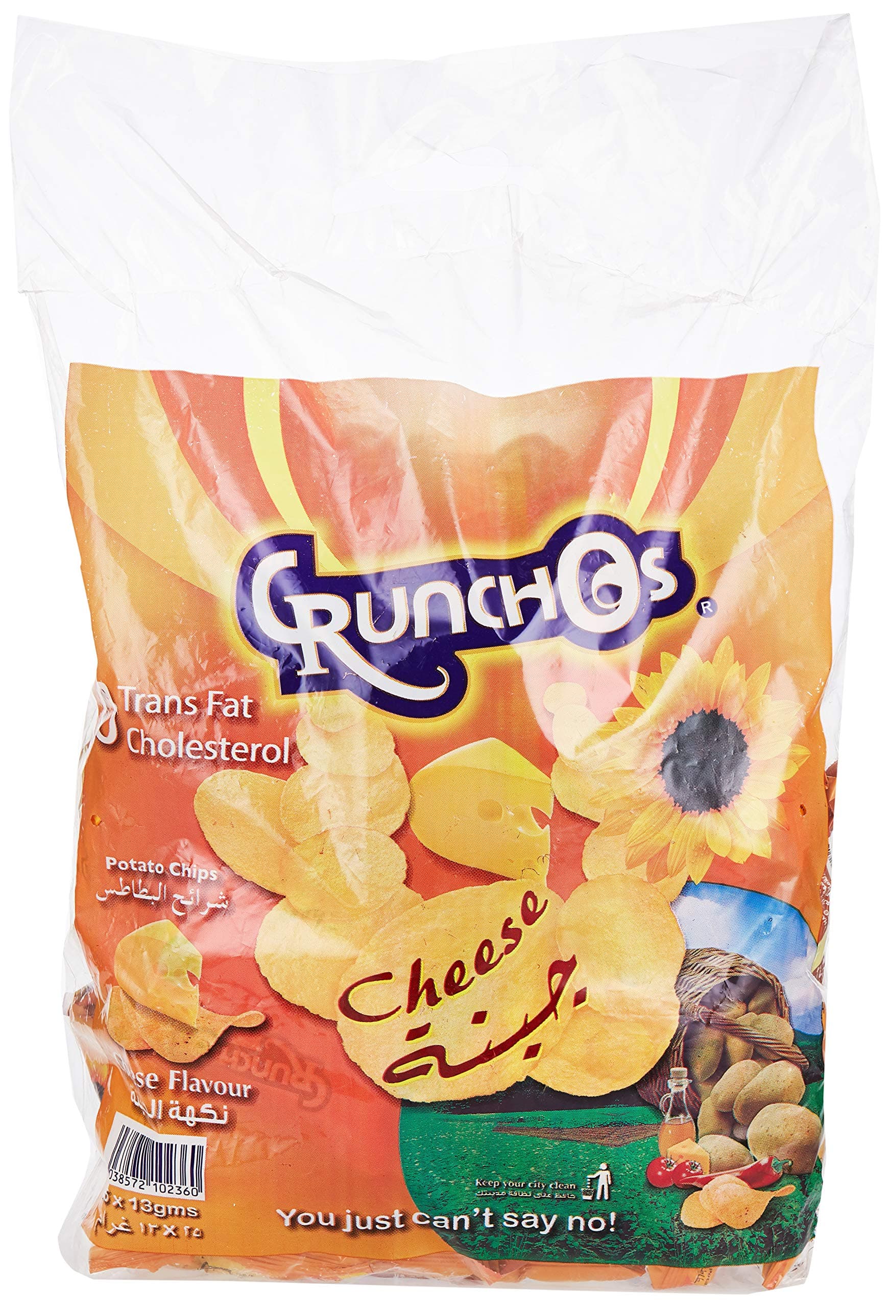 Crunchos Chips Np 25x13 Gm Cheese