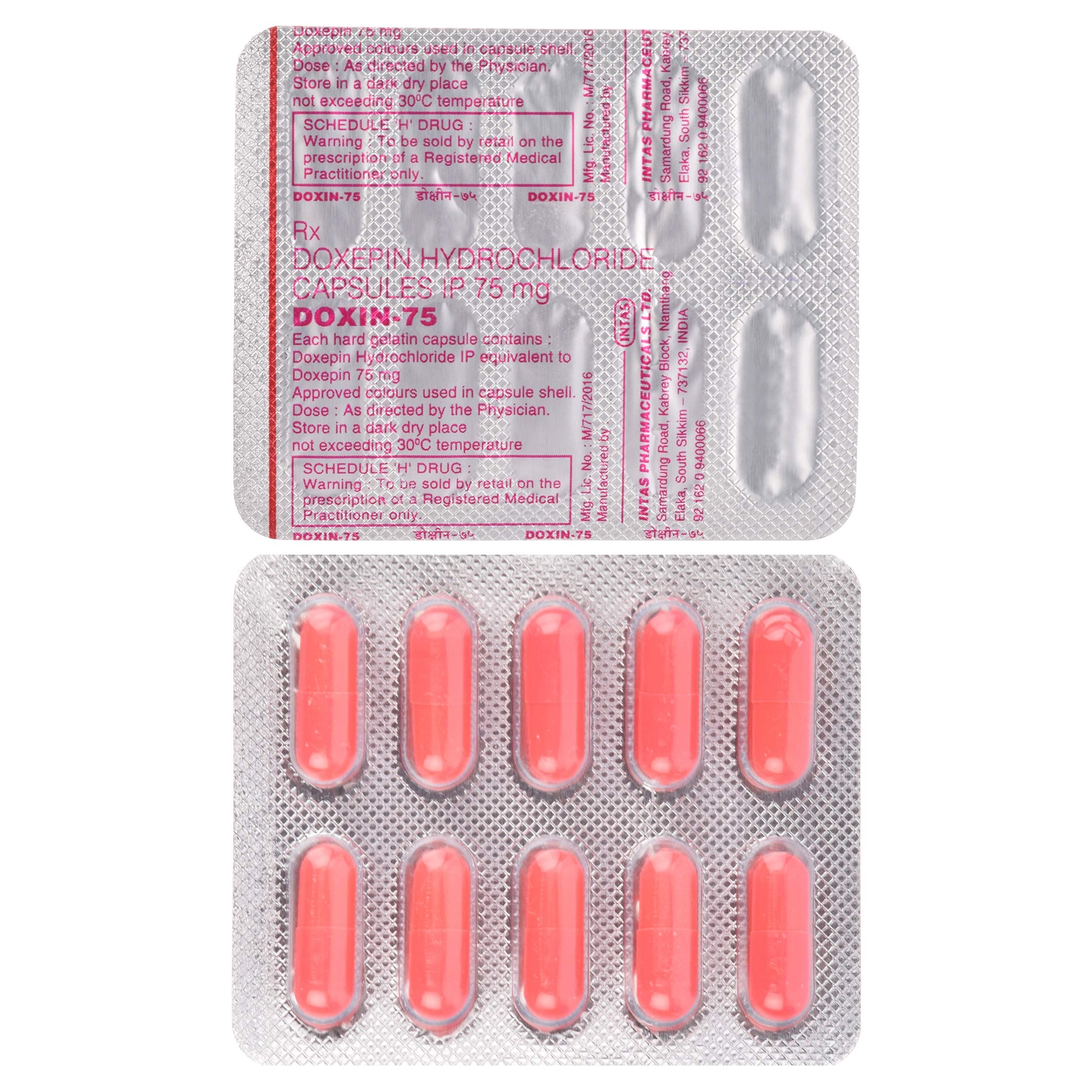 Doxin-75 - Strip of 10 Capsules